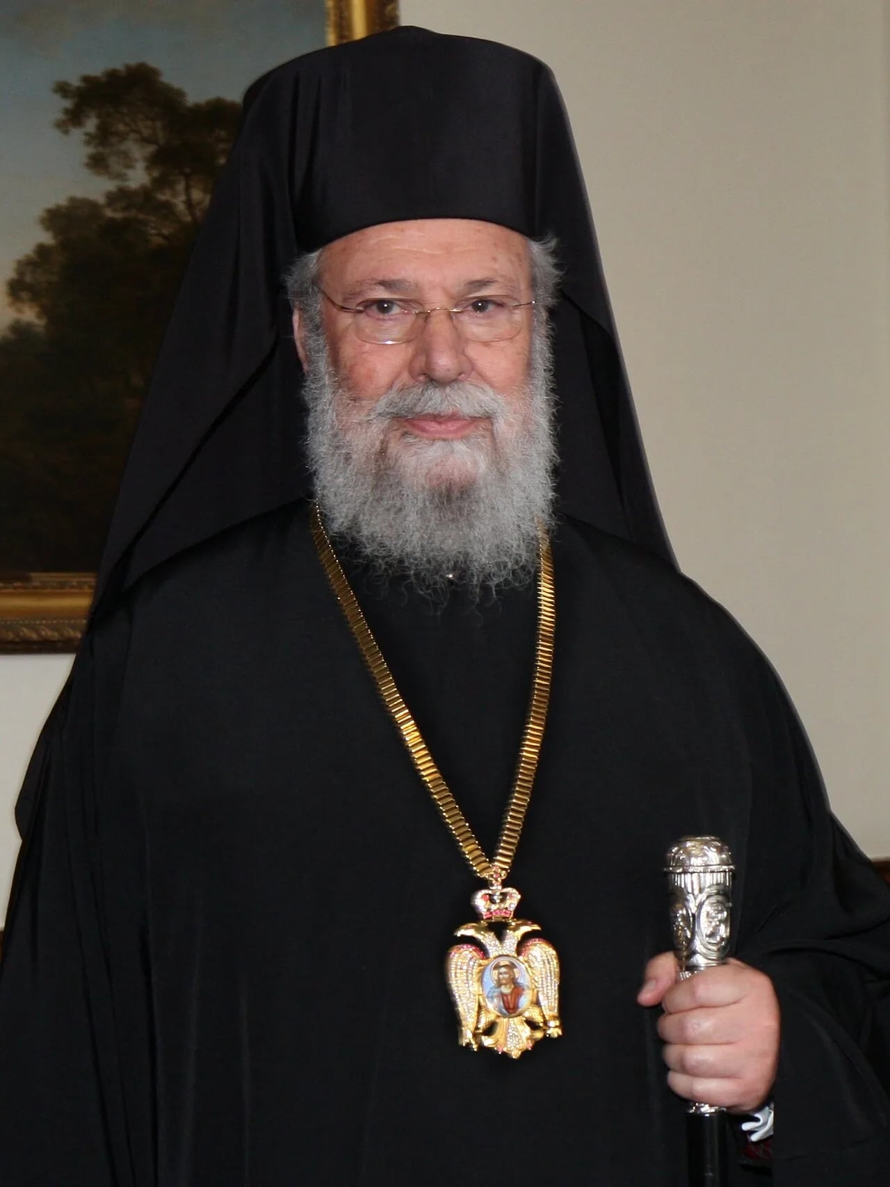 Portrait of Chrysostomos II. (1941–2022) – memorial page