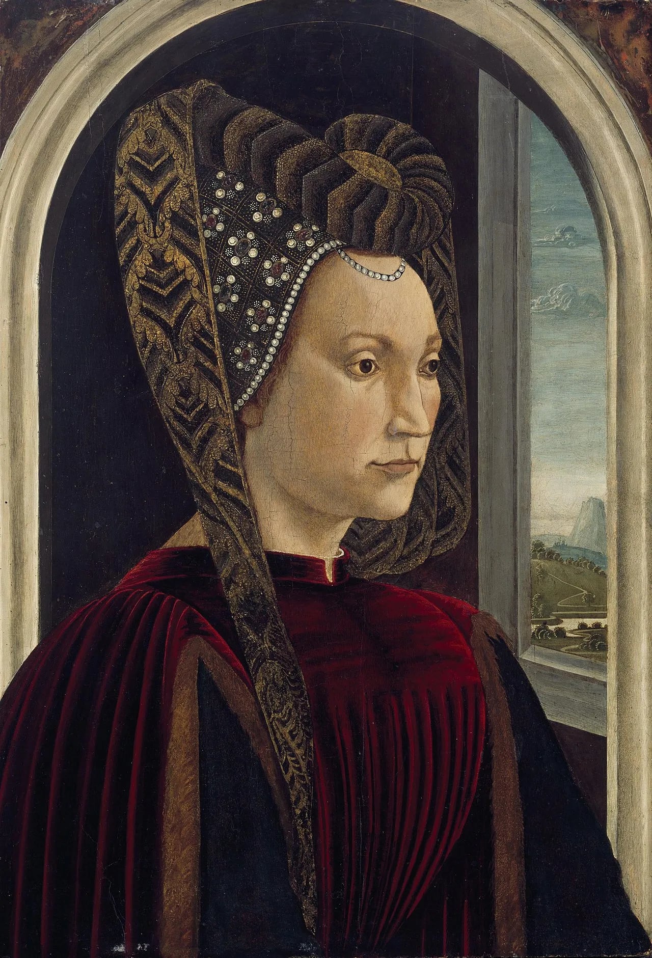 Porträt von Clarice Orsini (1453–1488) – Gedenkseite