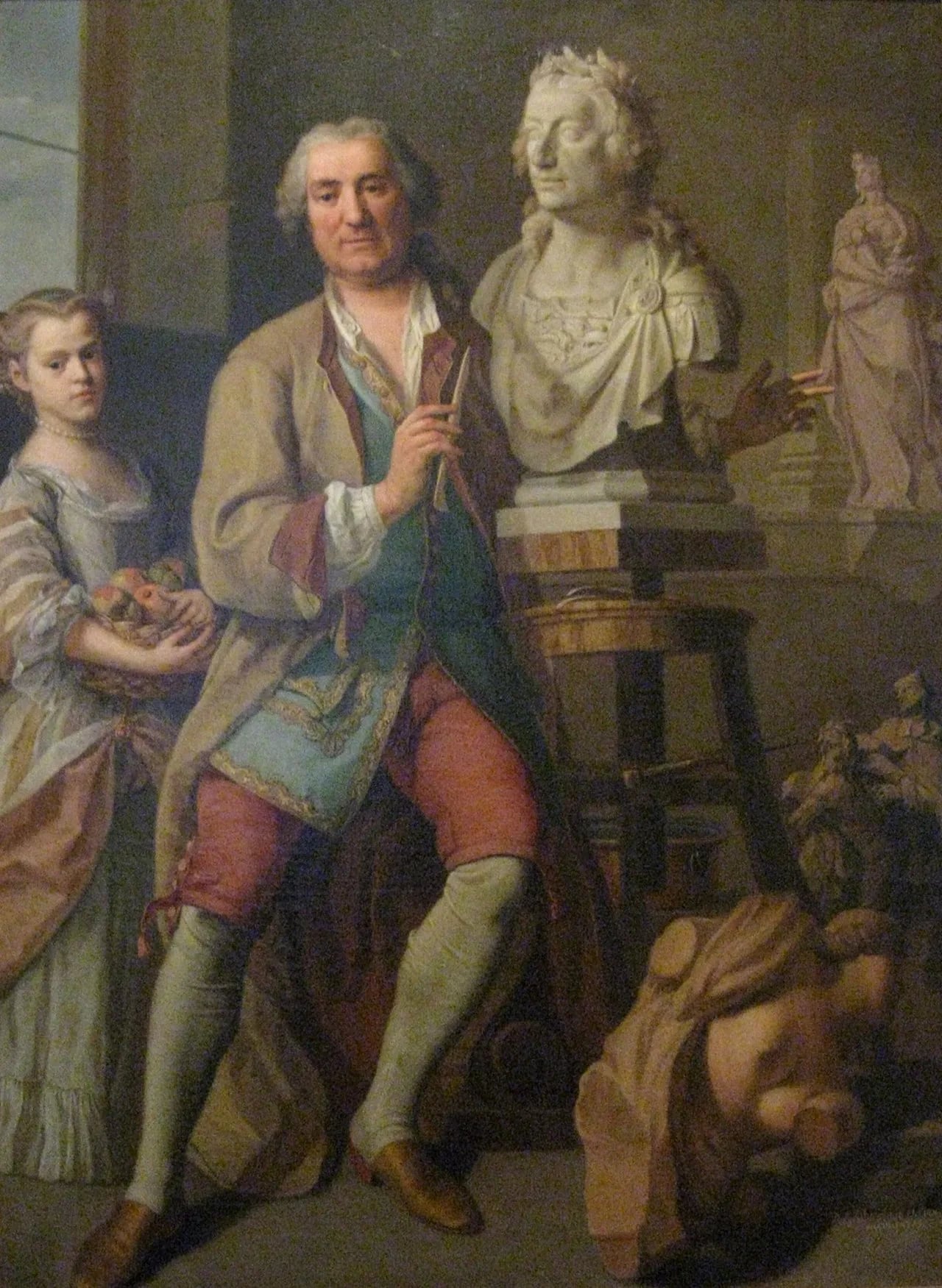 Porträt von Johann Baptist Straub (1704–1784) – Gedenkseite