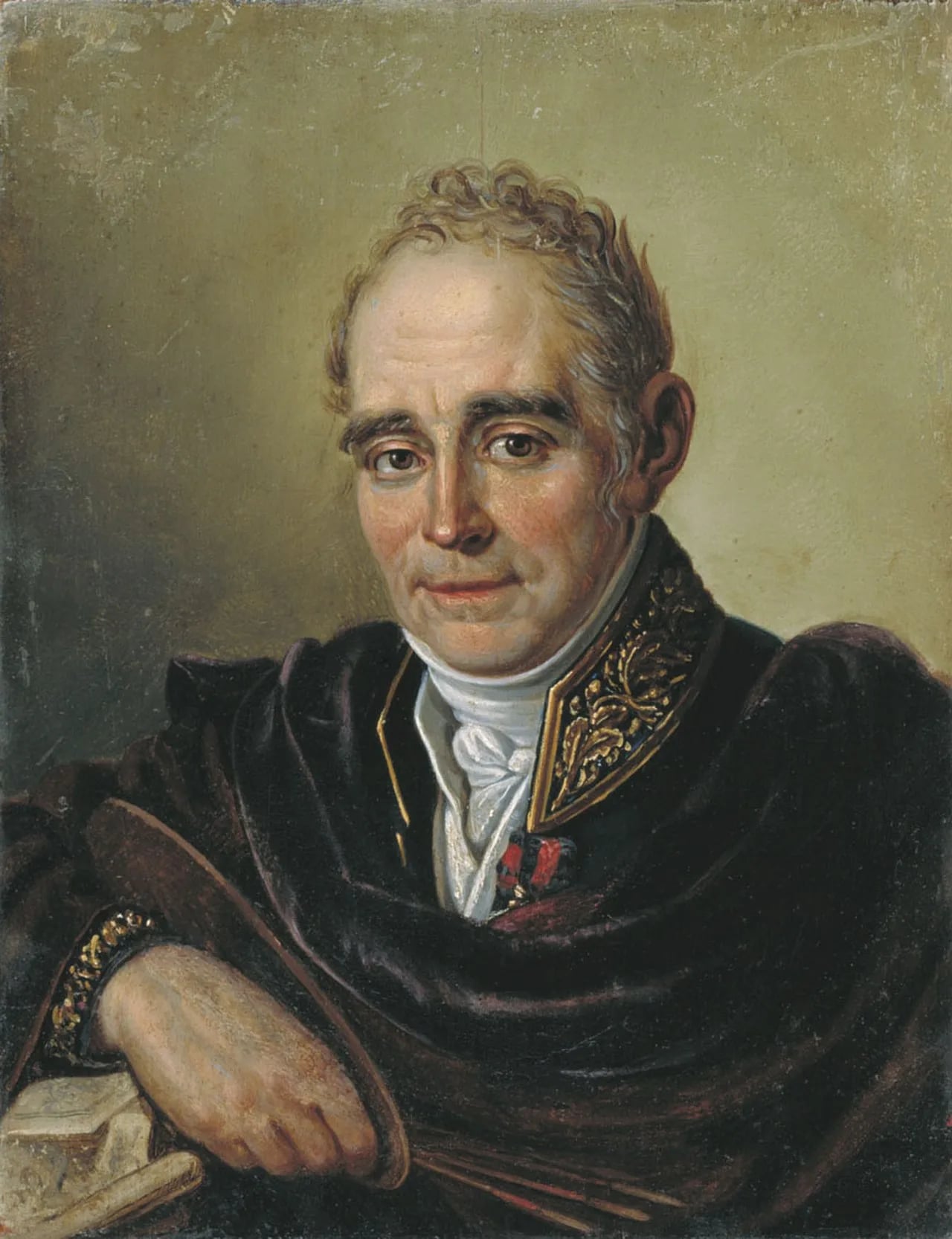 Porträt von Wladimir Lukitsch Borowikowski (1757–1825) – Gedenkseite