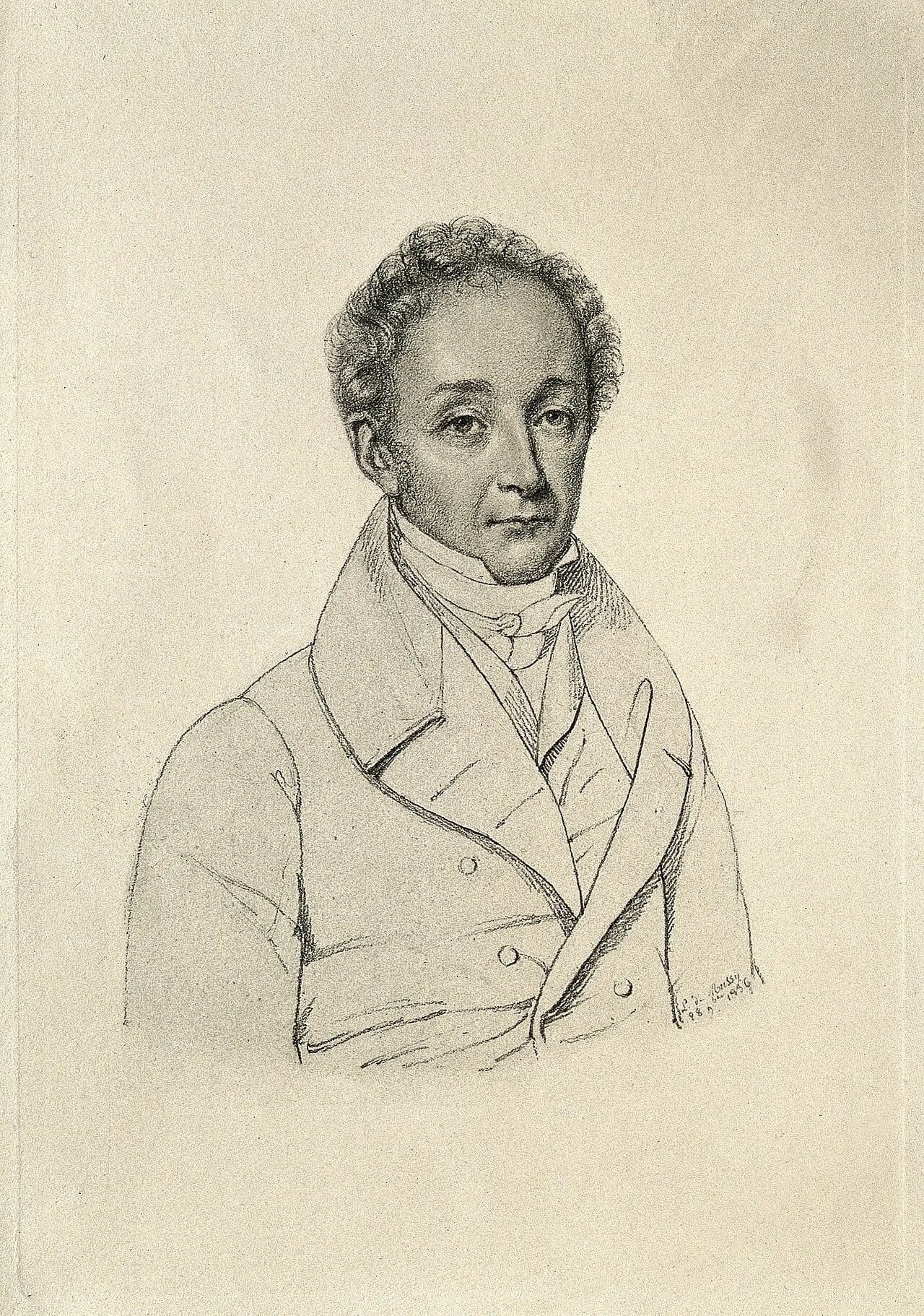 Porträt von François Guéneau de Mussy (1774–1853) – Gedenkseite