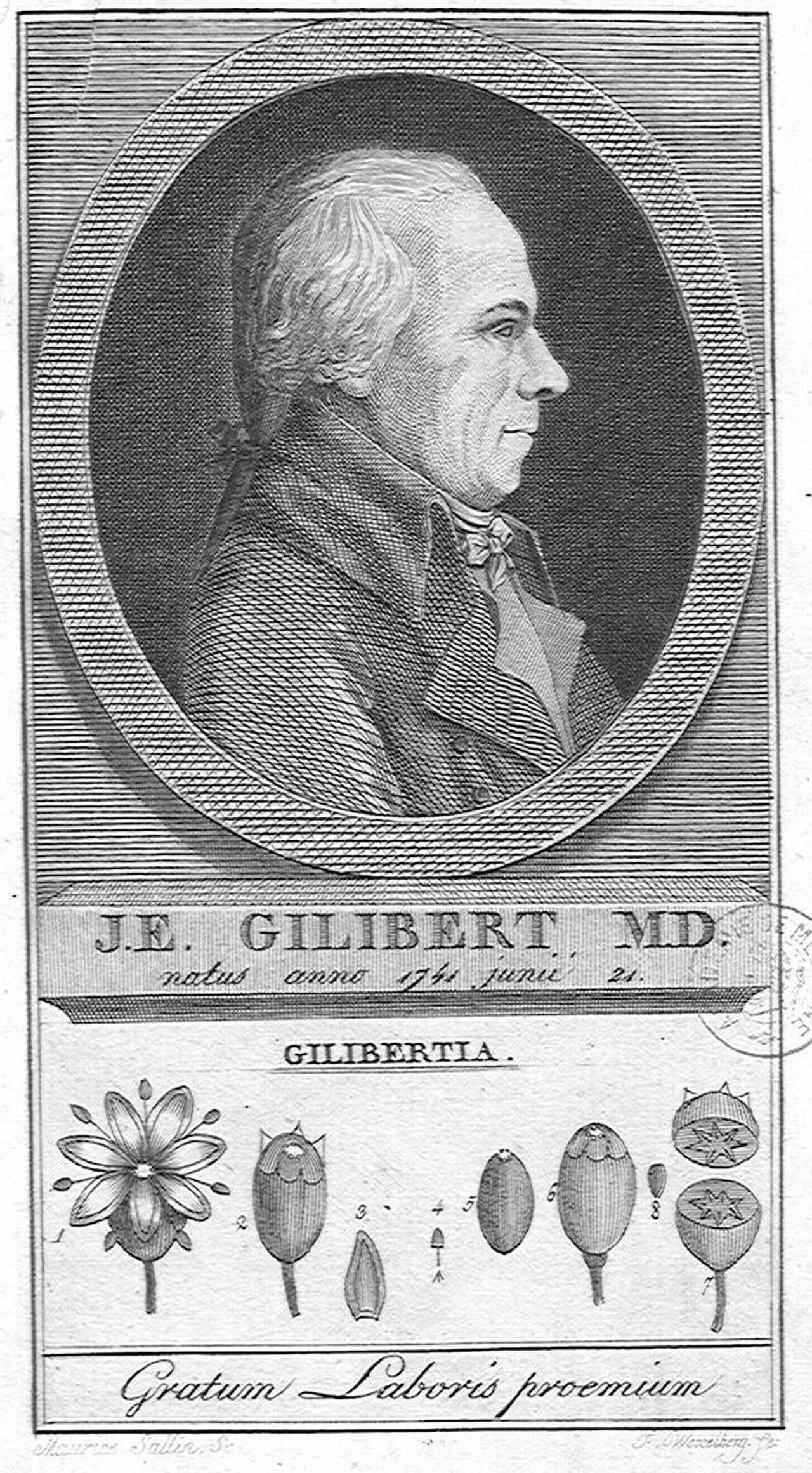 Portrait of Jean-Emmanuel Gilibert (1741–1814) – memorial page