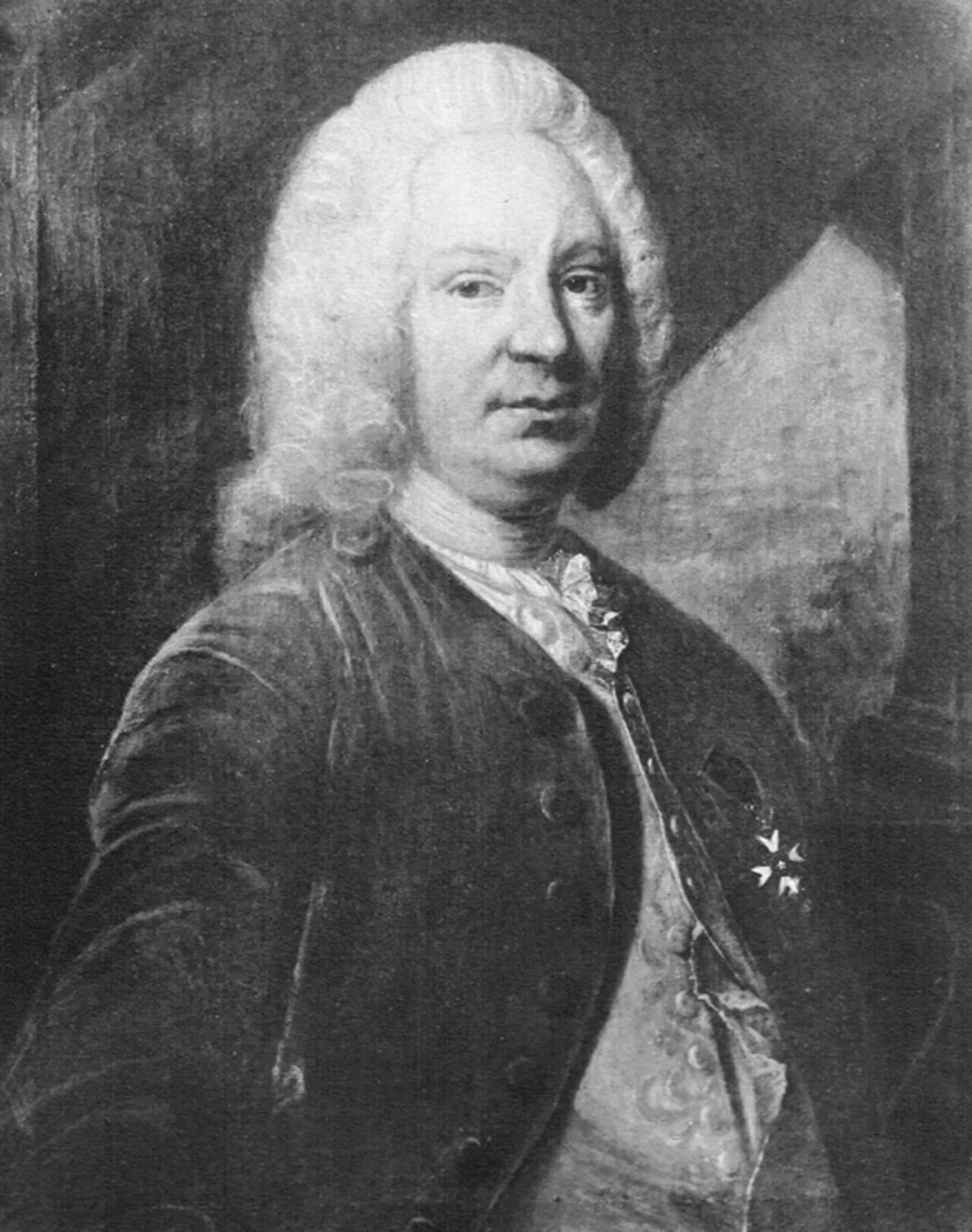 Portrait of Bernhard Reinhold von Hauswolff (1700–1776) – memorial page