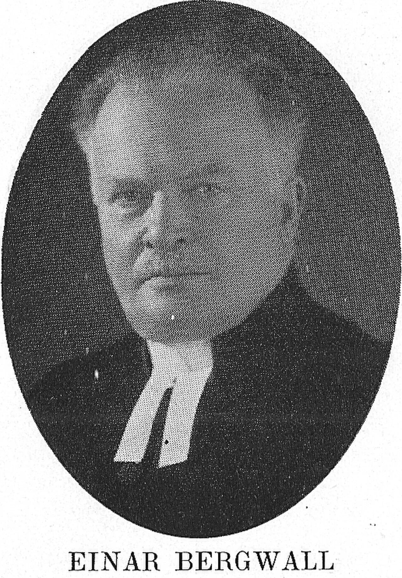 Portrait of Einar Bergwall (1874–1959) – memorial page