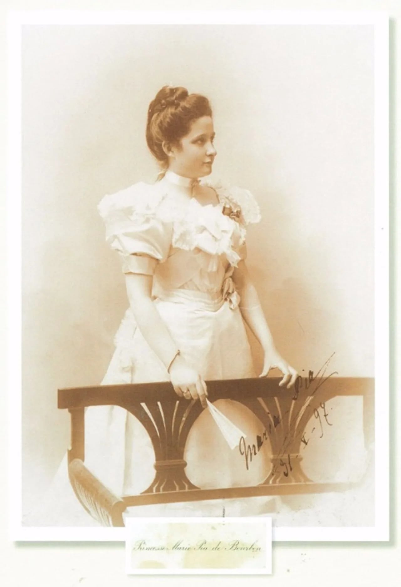 Porträt von Princess Maria Pia of the Two Sicilies (1878–1973) – Gedenkseite