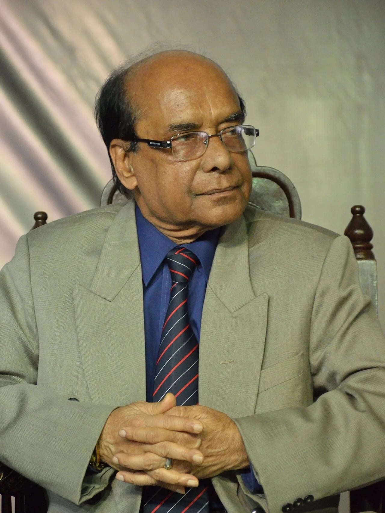 Portrait of Shamsuzzaman Khan (1940–2021) – memorial page