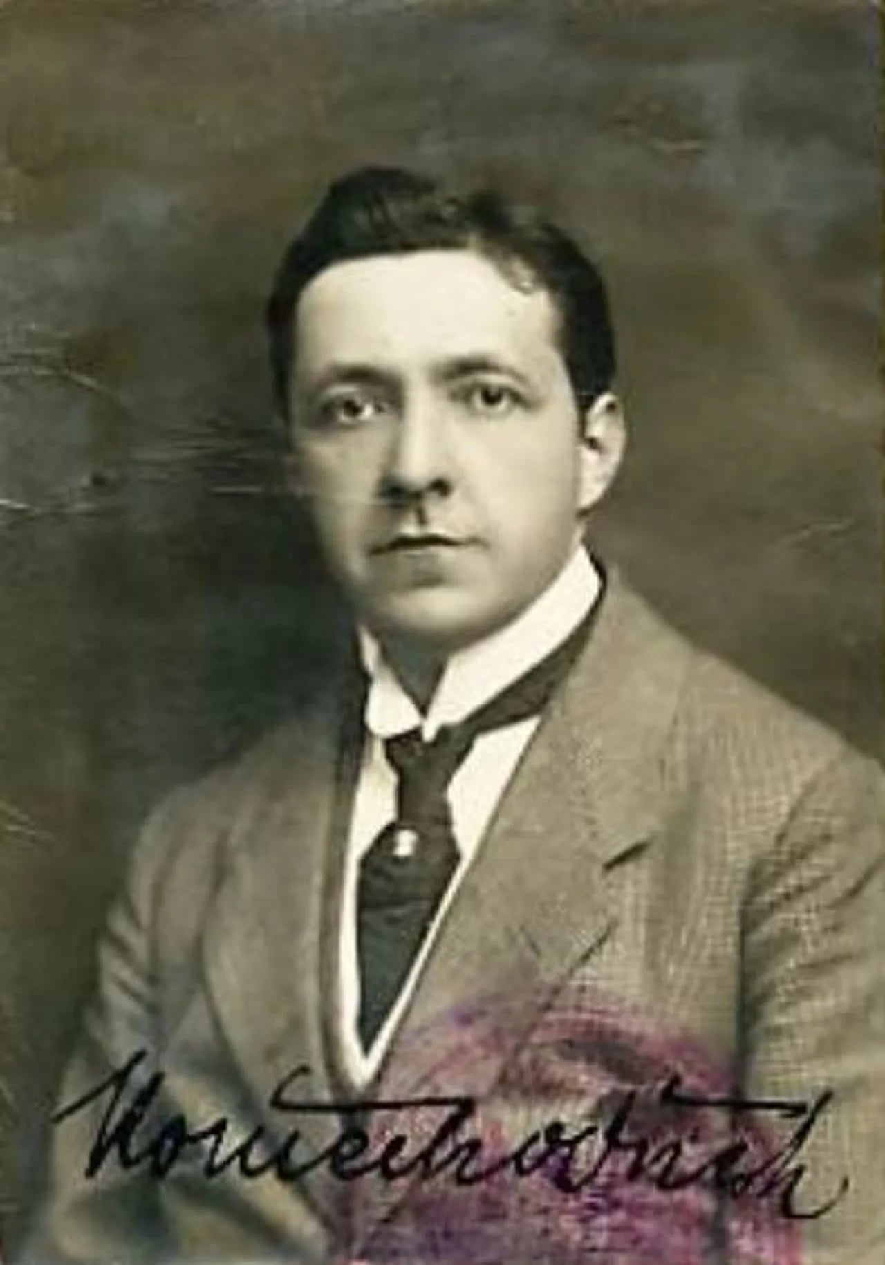 Porträt von Oldřich Koníček (1886–1932) – Gedenkseite