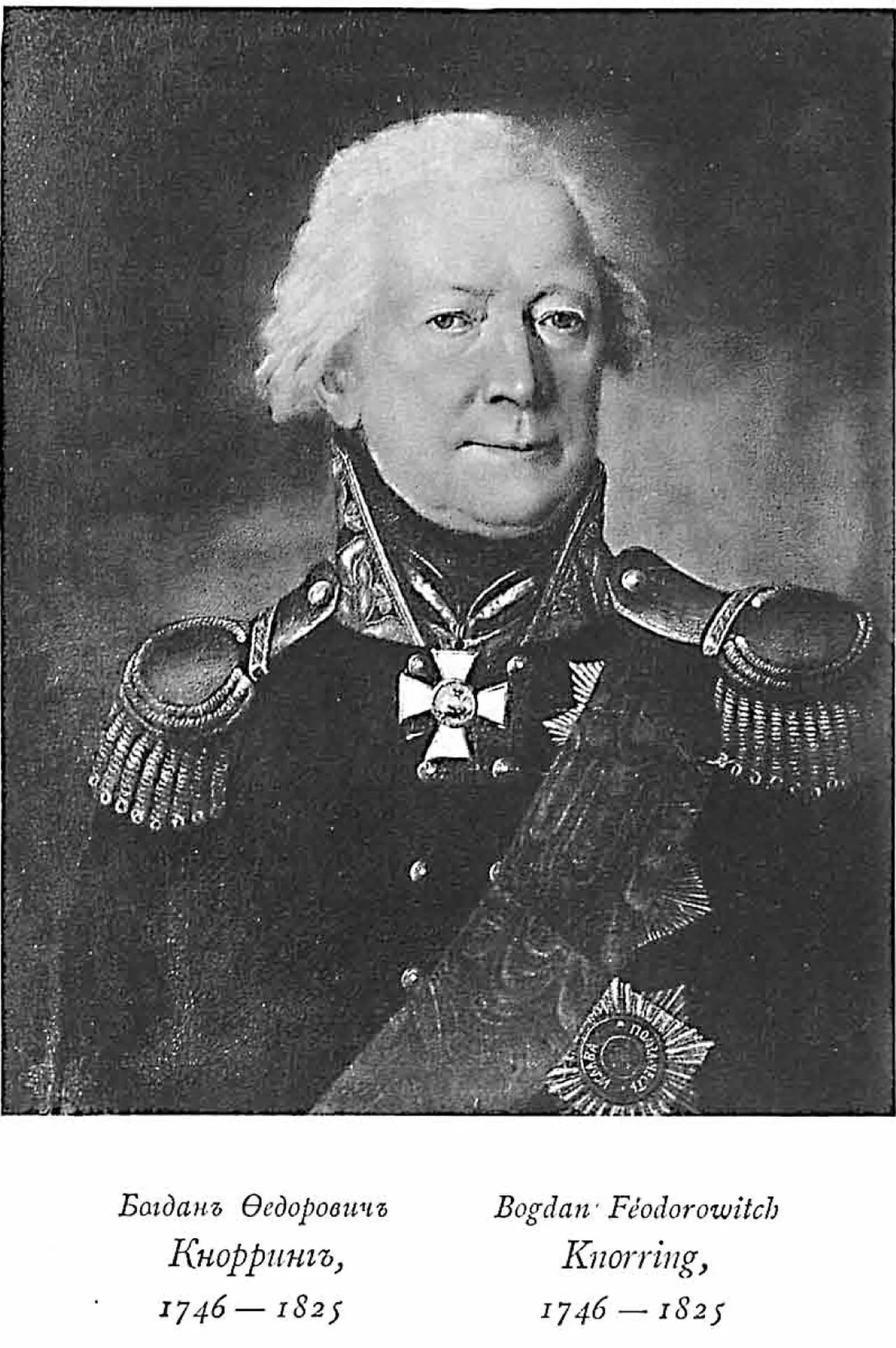 Portrait of Gotthard Johann von Knorring (1744–1825) – memorial page