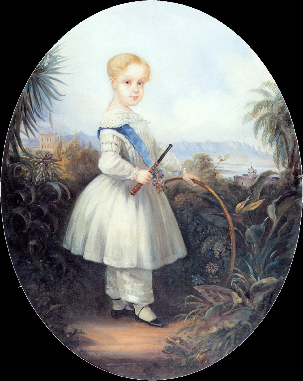 Porträt von Afonso, Prince Imperial of Brazil (1845–1847) – Gedenkseite