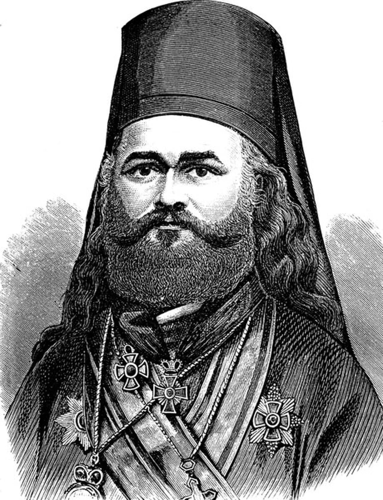 Porträt von Ilarion Roganović (1828–1882) – Gedenkseite