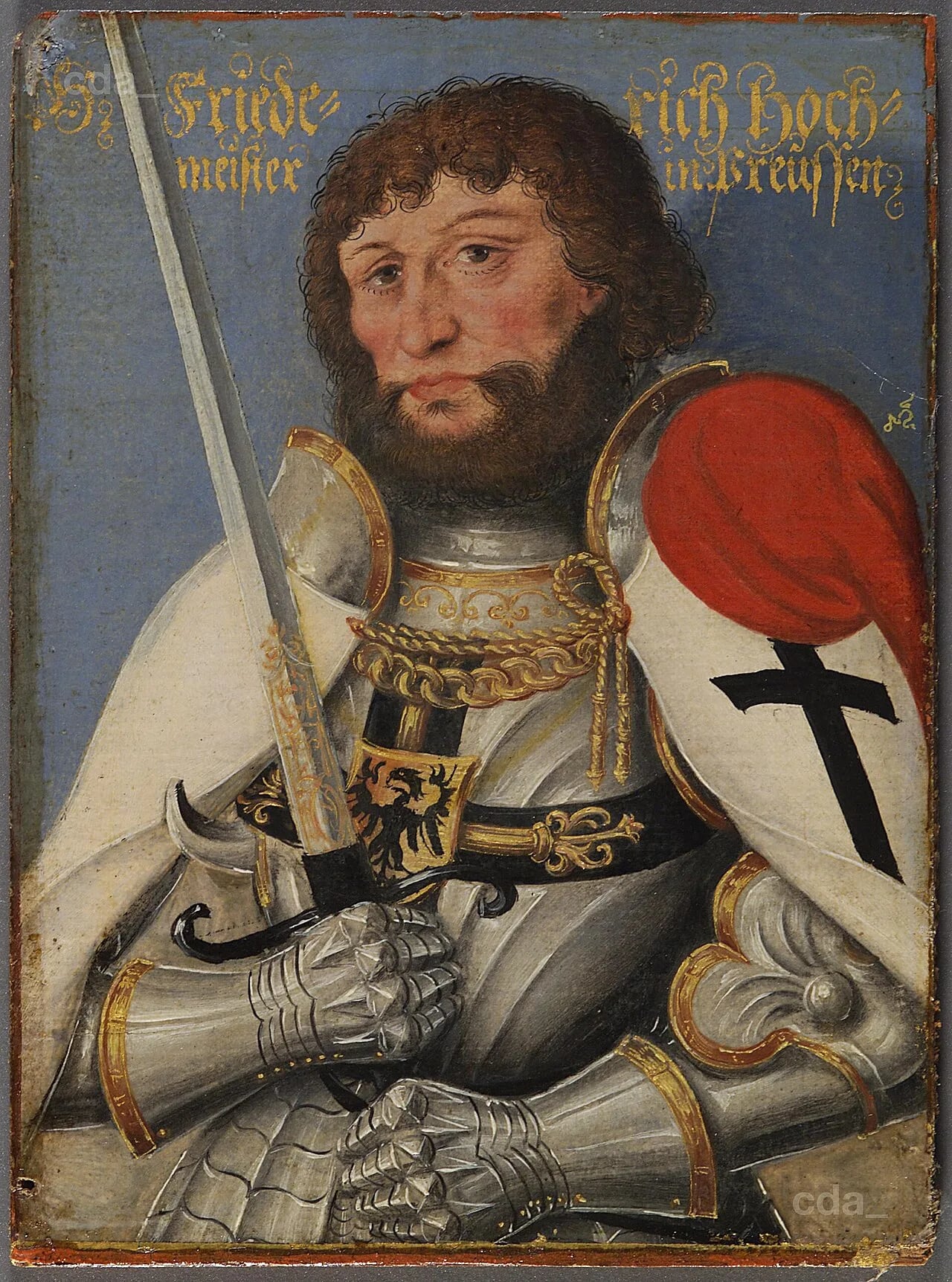 Porträt von Friedrich von Sachsen (1474–1510) – Gedenkseite