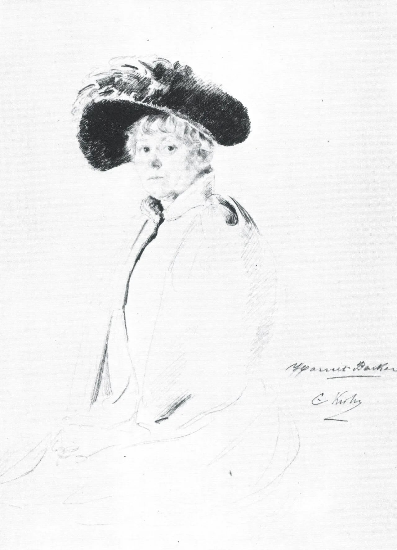 Porträt von Harriet Backer (1845–1932) – Gedenkseite