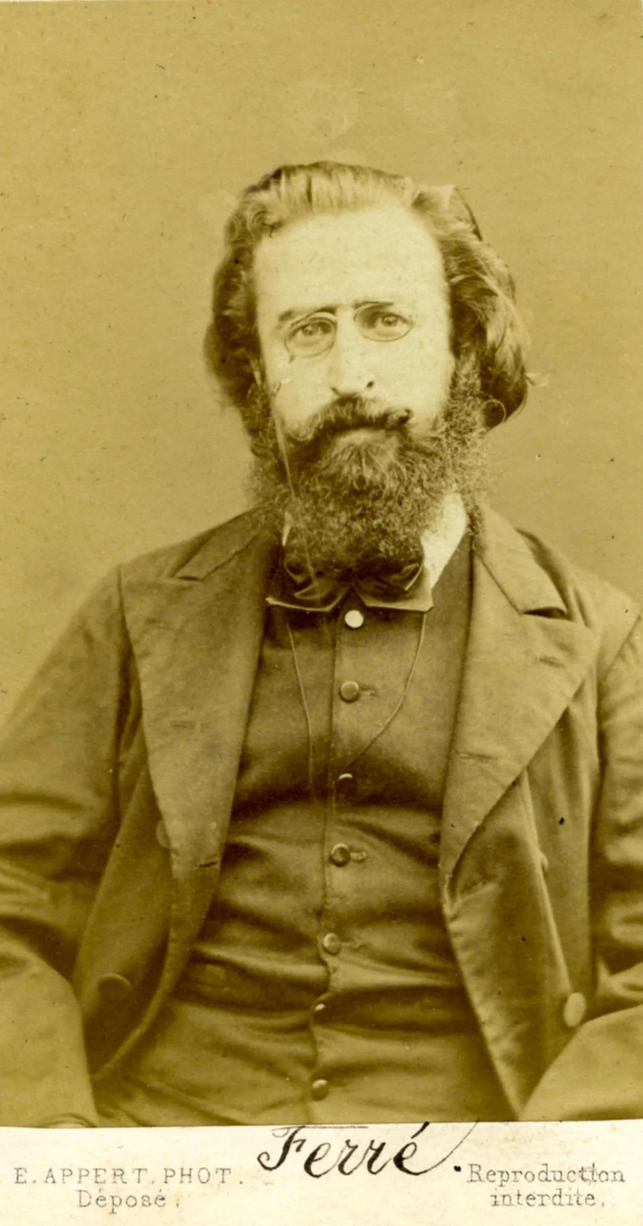 Porträt von Théophile Ferré (1846–1871) – Gedenkseite