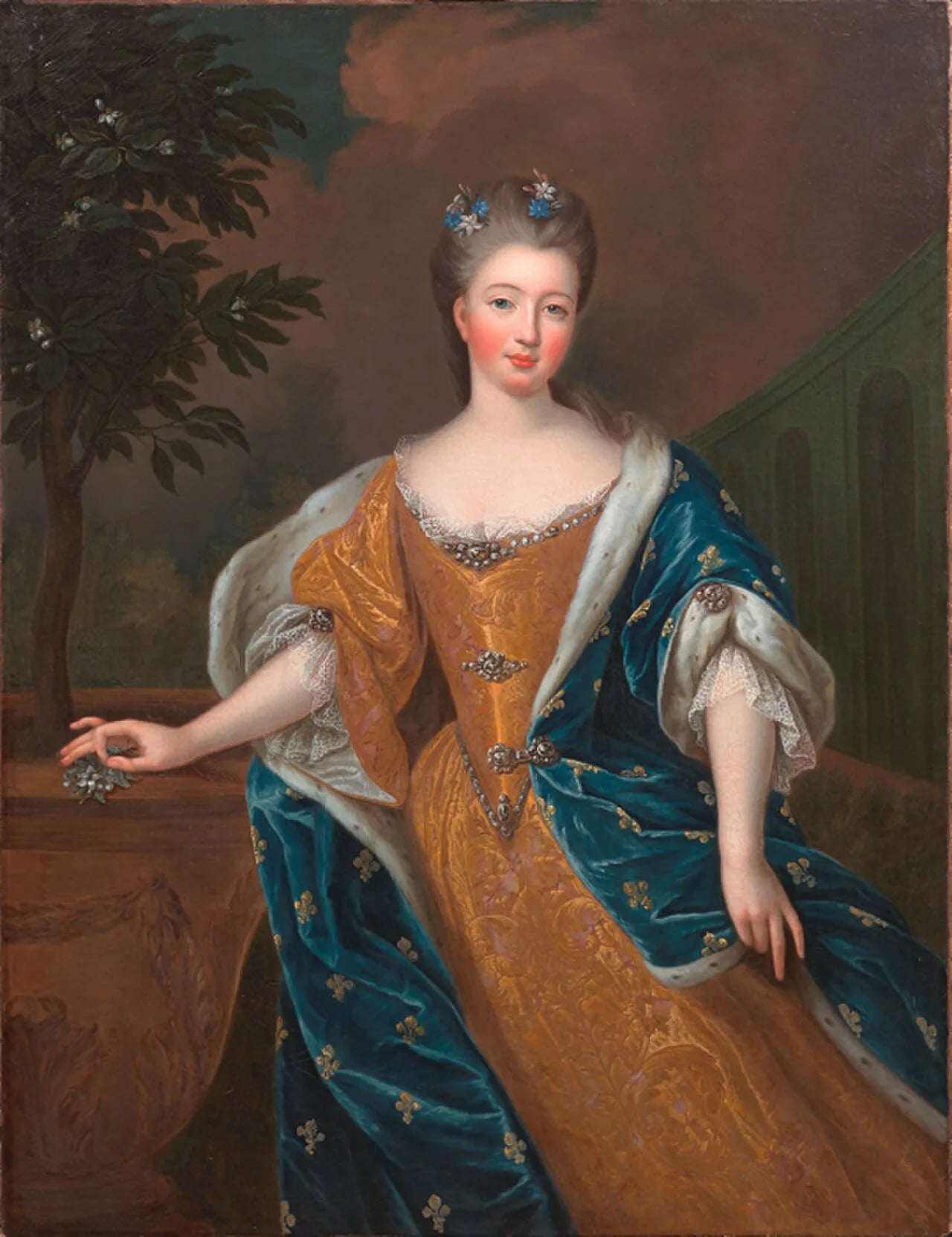 Porträt von Marie Louise Élisabeth d’Orléans (1695–1719) – Gedenkseite