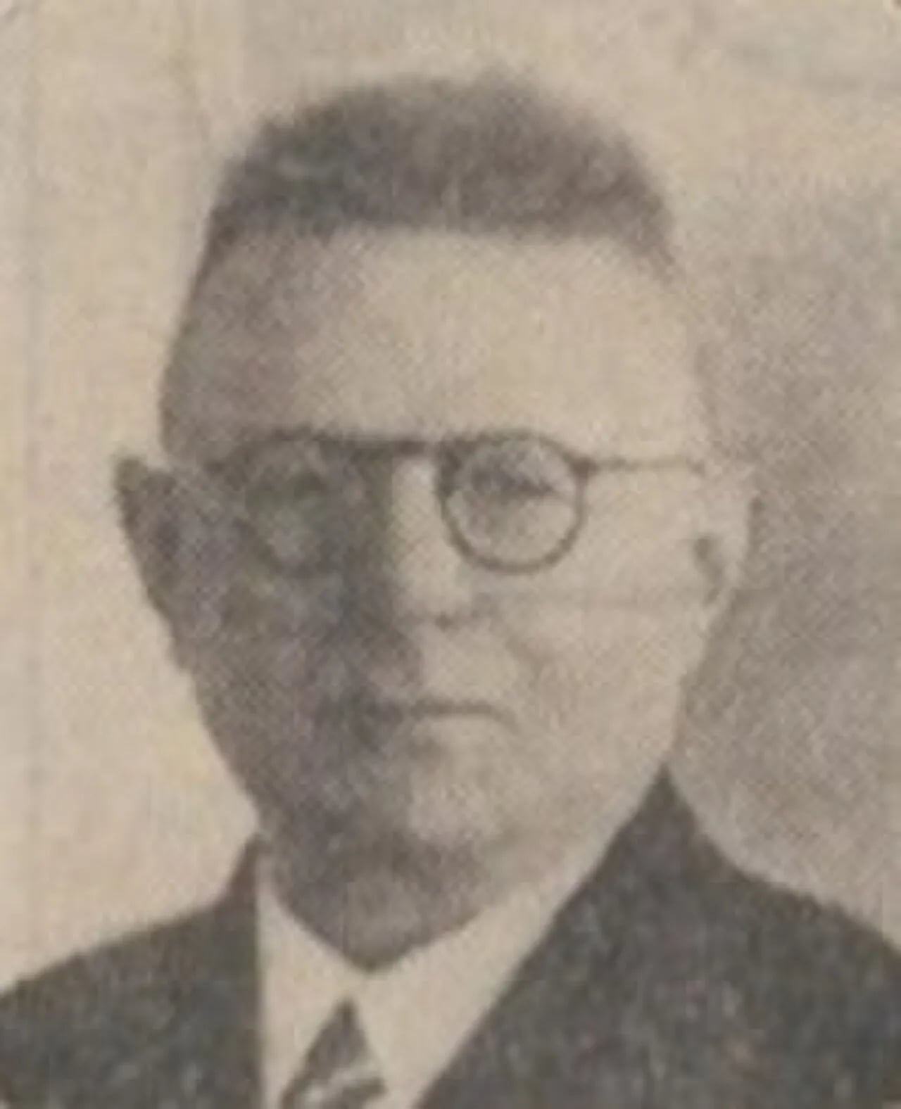 Porträt von Hessel Posthuma sr. (1887–1969) – Gedenkseite