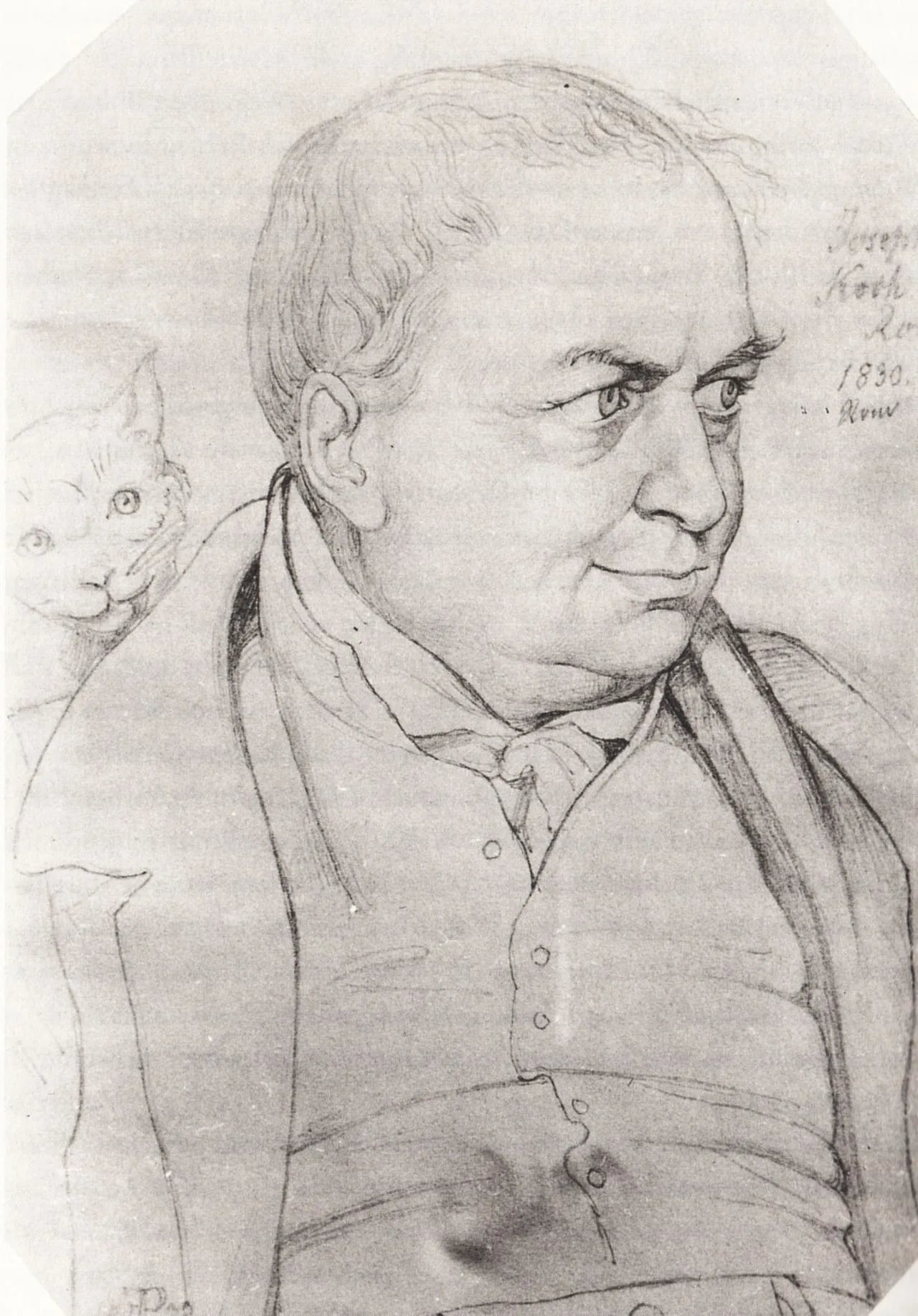 Porträt von Joseph Anton Koch (1768–1839) – Gedenkseite