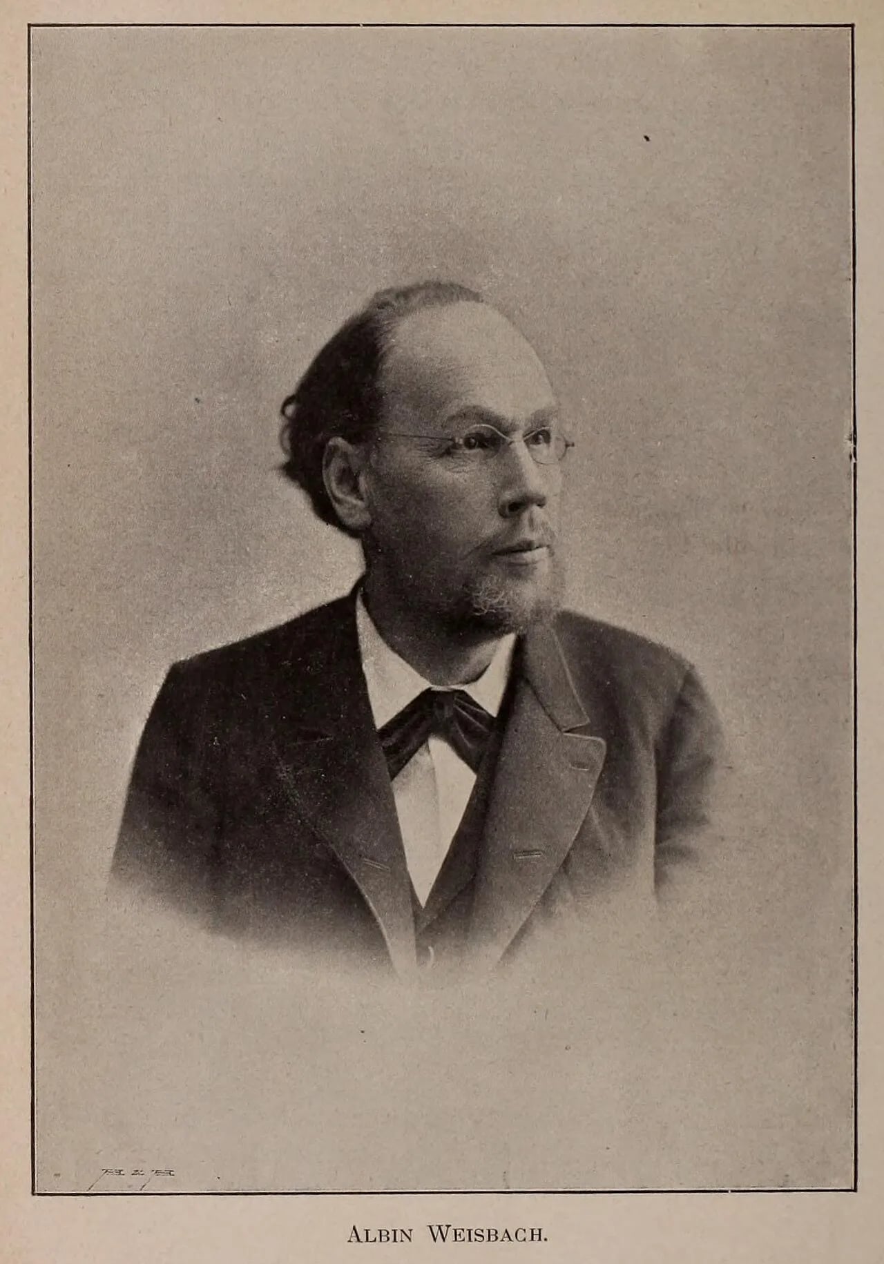 Porträt von Albin Weisbach (1833–1901) – Gedenkseite