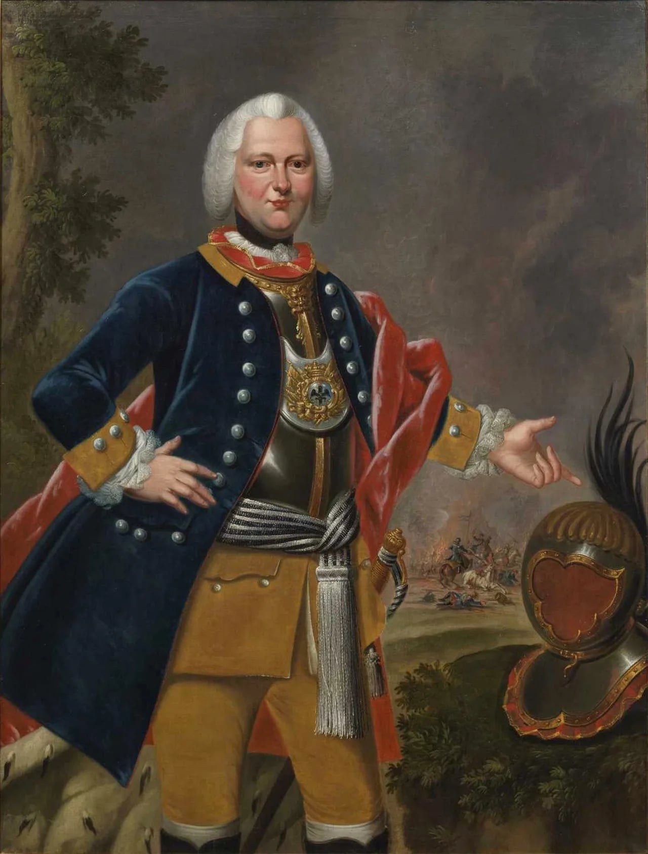 Porträt von Albrecht von Braunschweig-Wolfenbüttel (1725–1745) – Gedenkseite