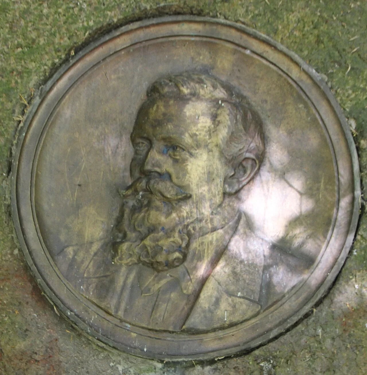 Porträt von August Hooff (1839–1904) – Gedenkseite