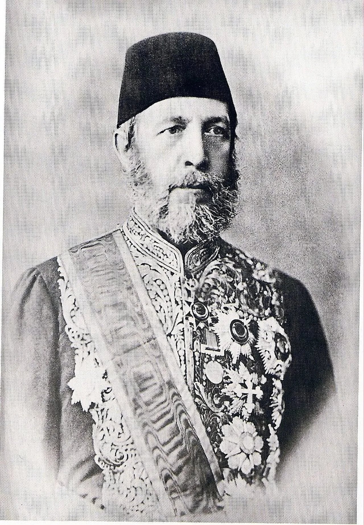 Portrait of Alexander Carathéodory Pascha (1833–1906) – memorial page