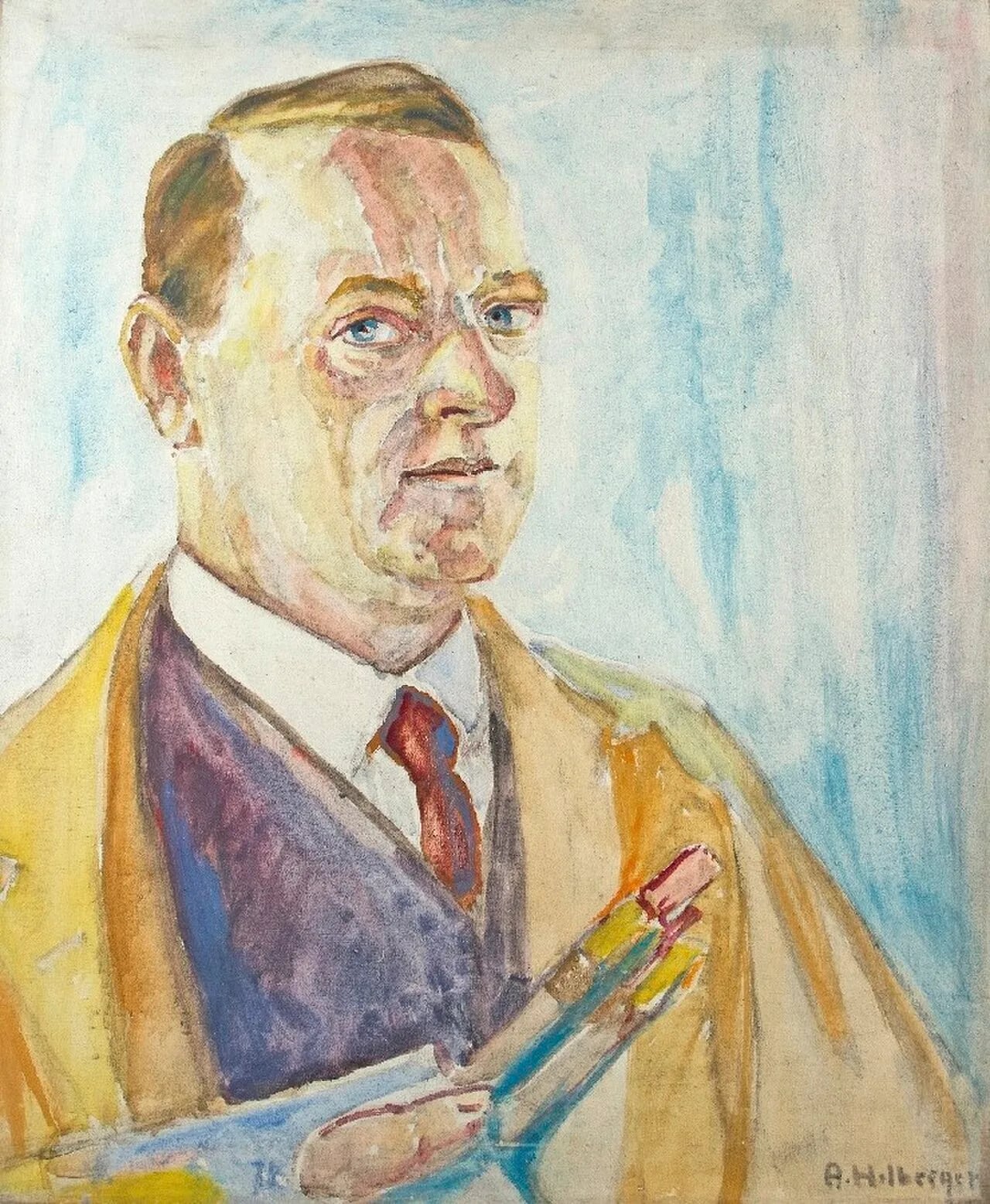 Porträt von Alfred Helberger (1871–1946) – Gedenkseite