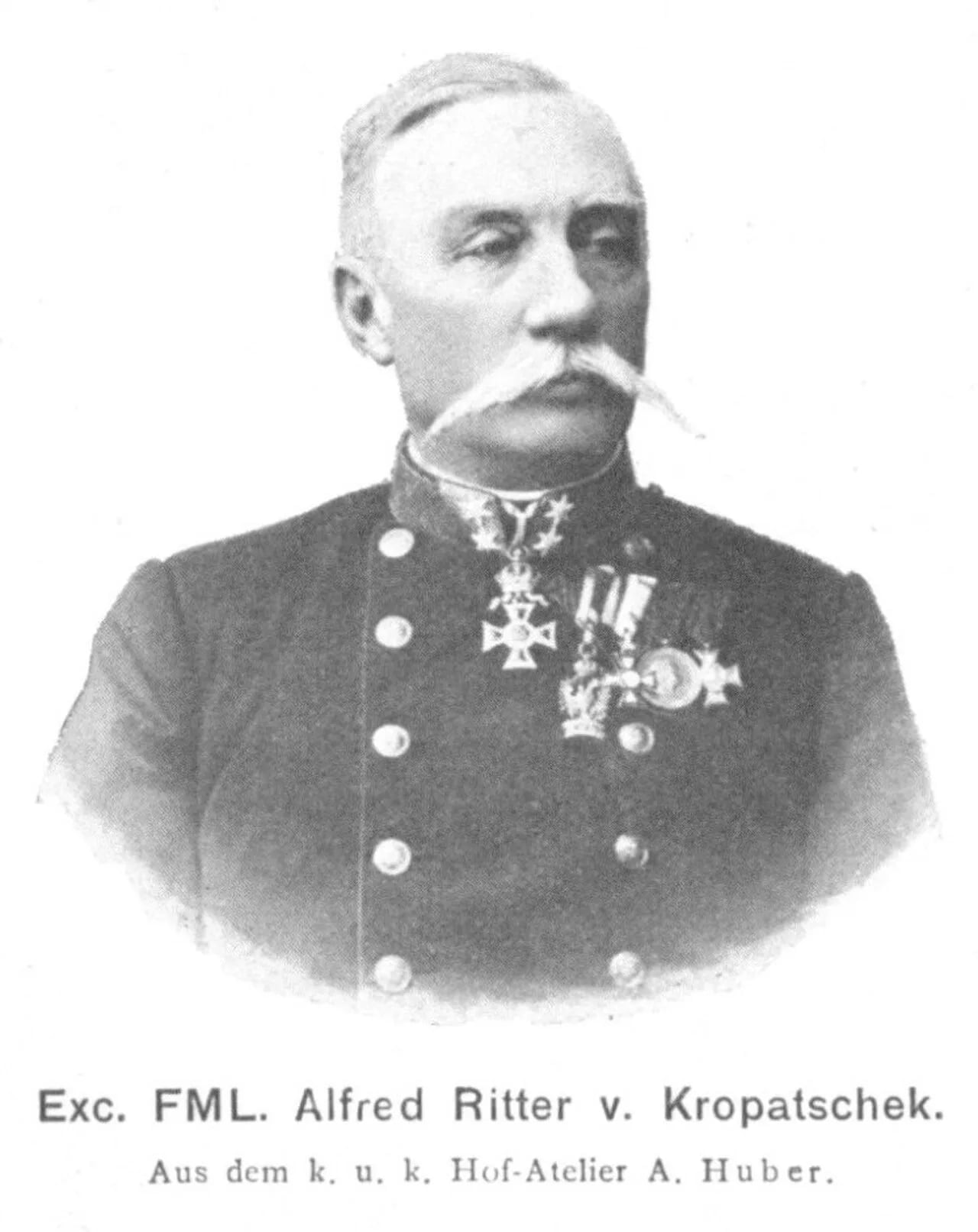 Portrait of Alfred von Kropatschek (1838–1911) – memorial page