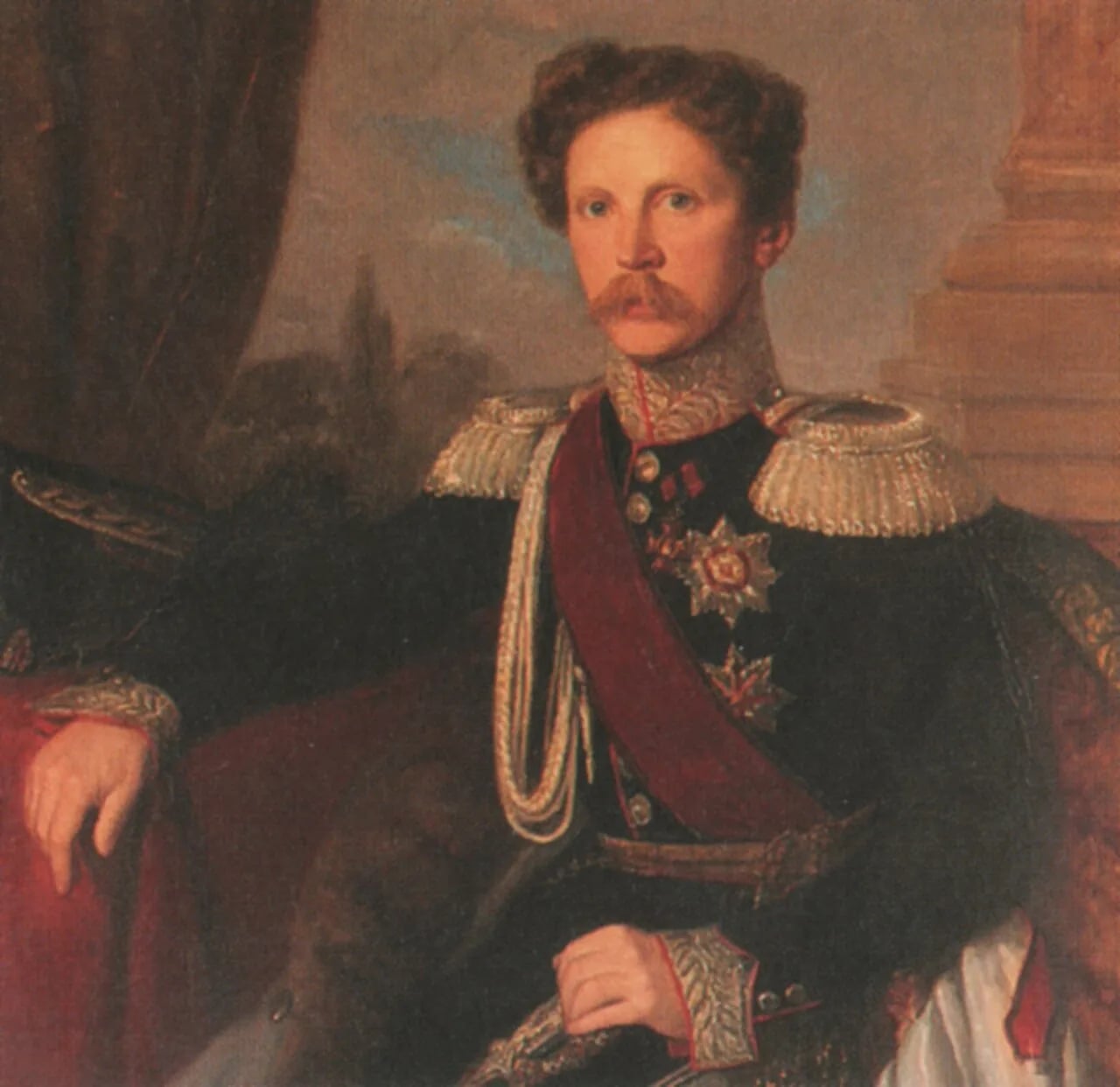 Porträt von Alfred von Neipperg (1807–1865) – Gedenkseite