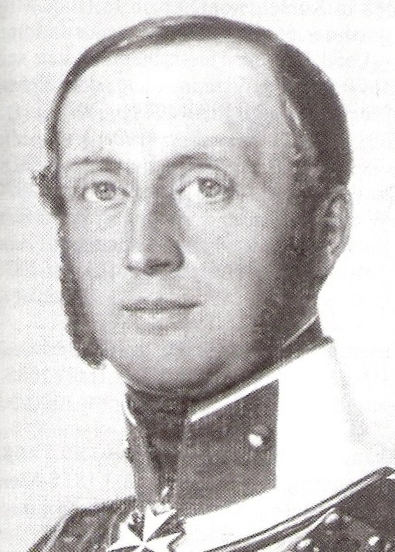Porträt von Alfred zu Erbach-Fürstenau (1813–1874) – Gedenkseite