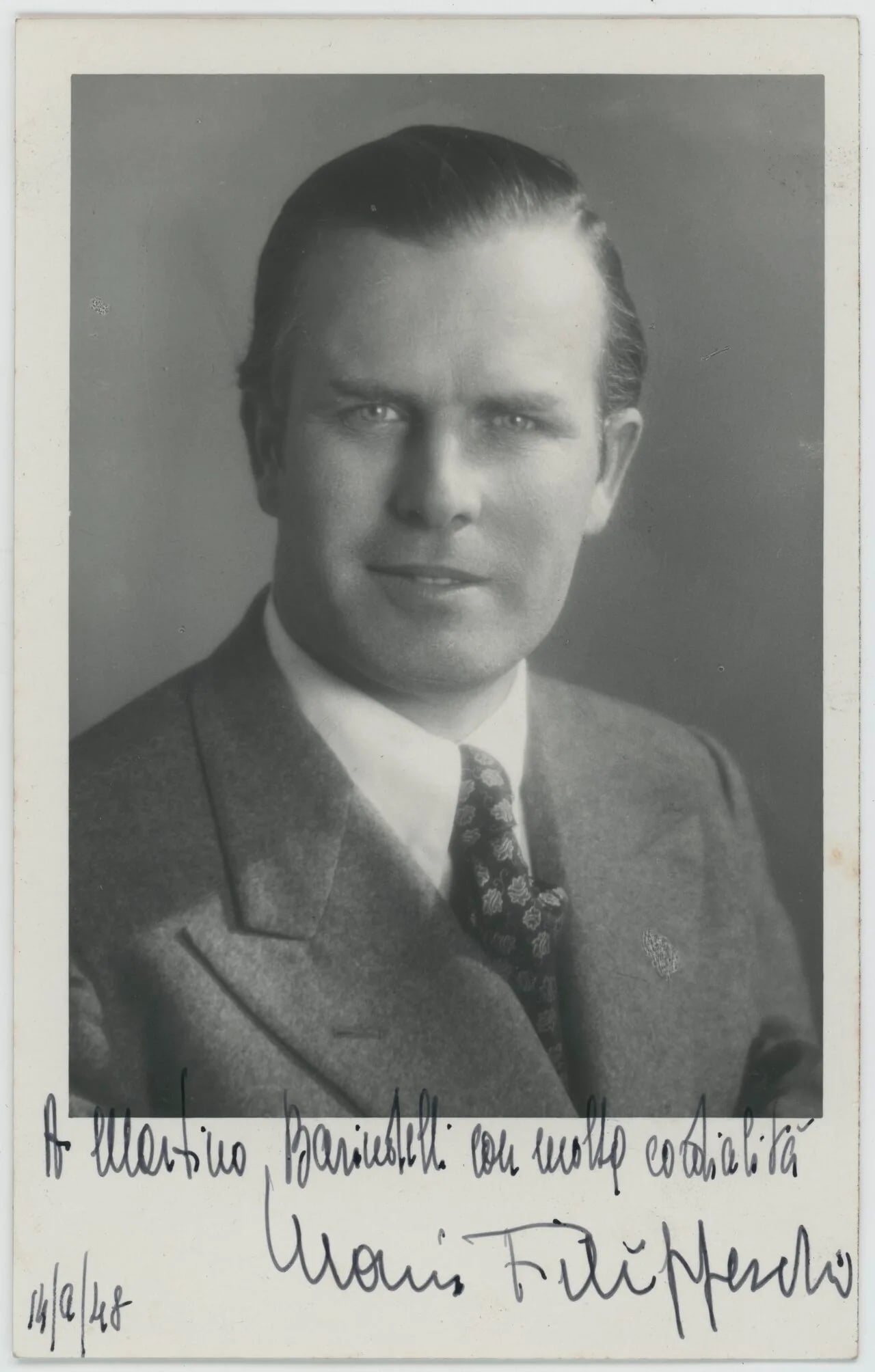 Porträt von Mario Filippeschi (1907–1979) – Gedenkseite