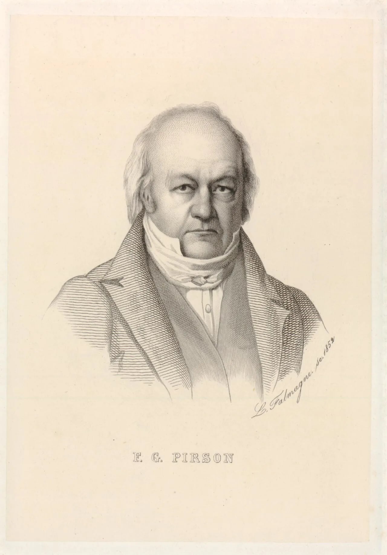 Porträt von François Pirson (1765–1850) – Gedenkseite