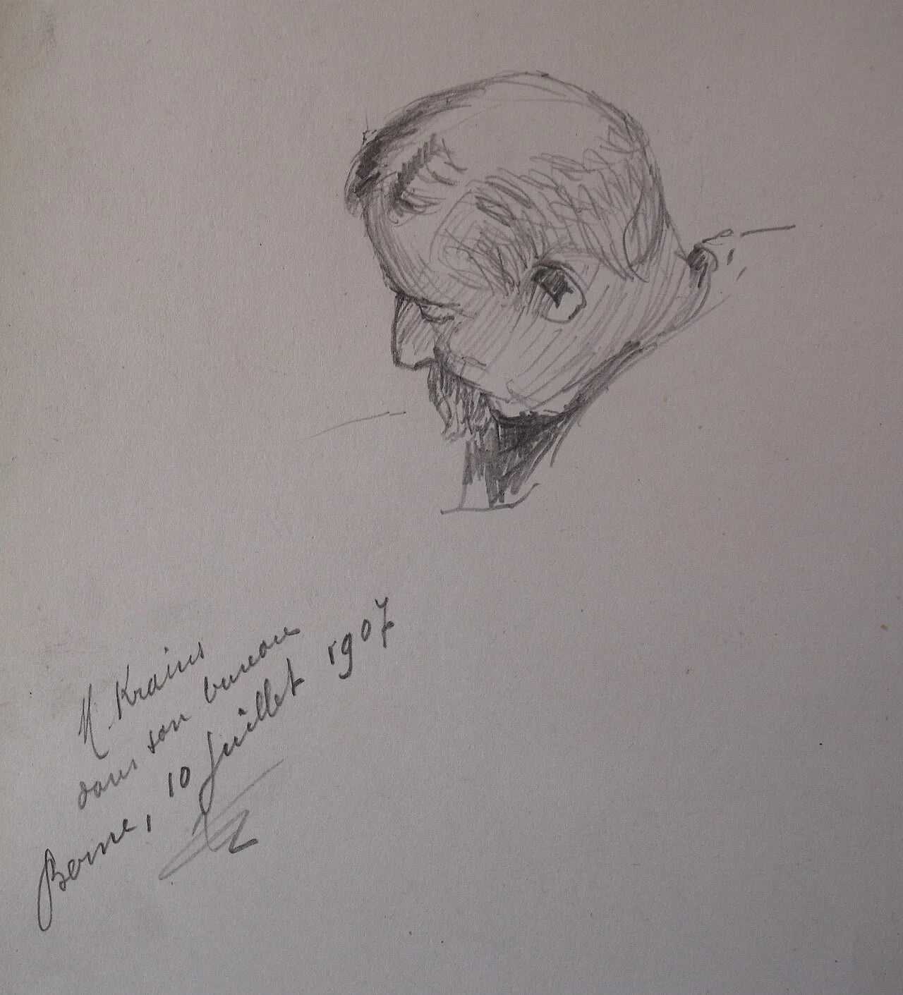 Porträt von Hubert Krains (1862–1934) – Gedenkseite
