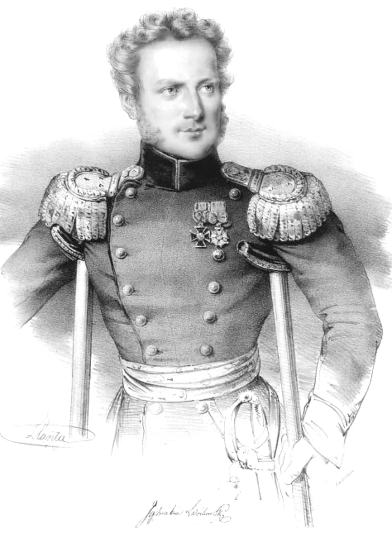 Porträt von Ignacy Hilary Ledóchowski (1789–1870) – Gedenkseite