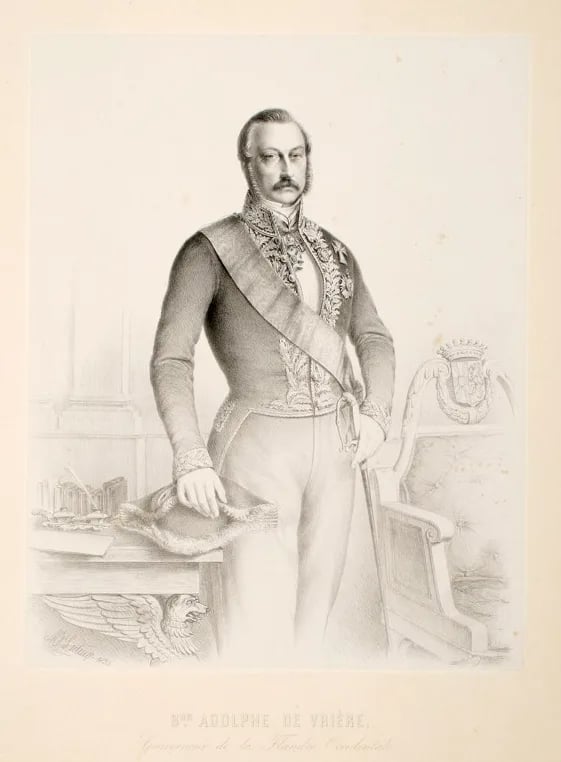 Portrait of Adolphe de Vrière (1806–1885) – memorial page
