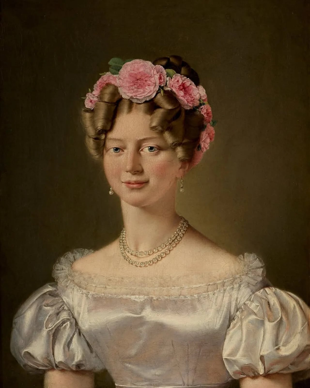 Porträt von Wilhelmine von Dänemark (1808–1891) – Gedenkseite