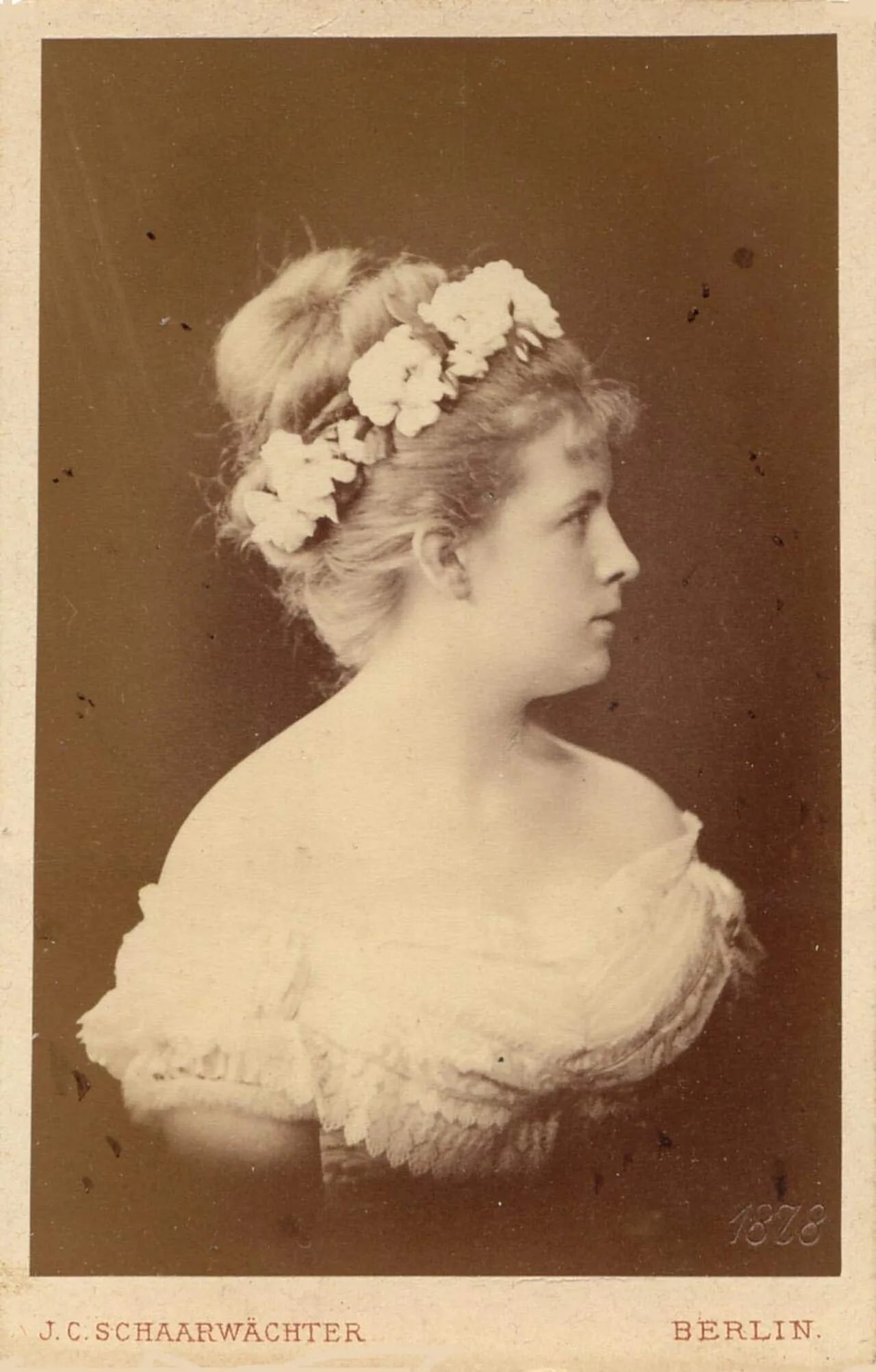 Portrait of Anna Haverland (1854–1908) – memorial page