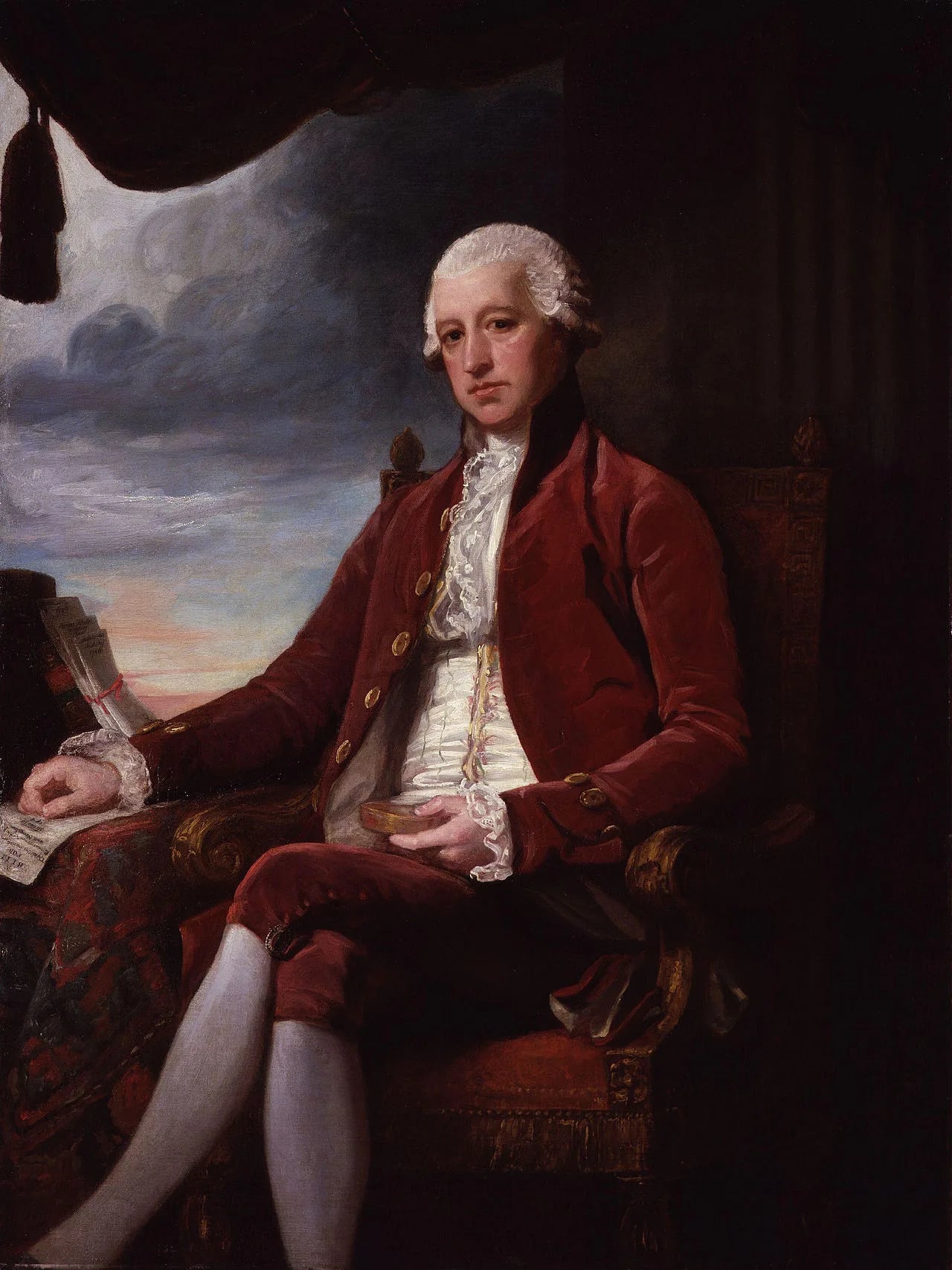 Porträt von Charles Jenkinson, 1. Earl of Liverpool (1727–1808) – Gedenkseite