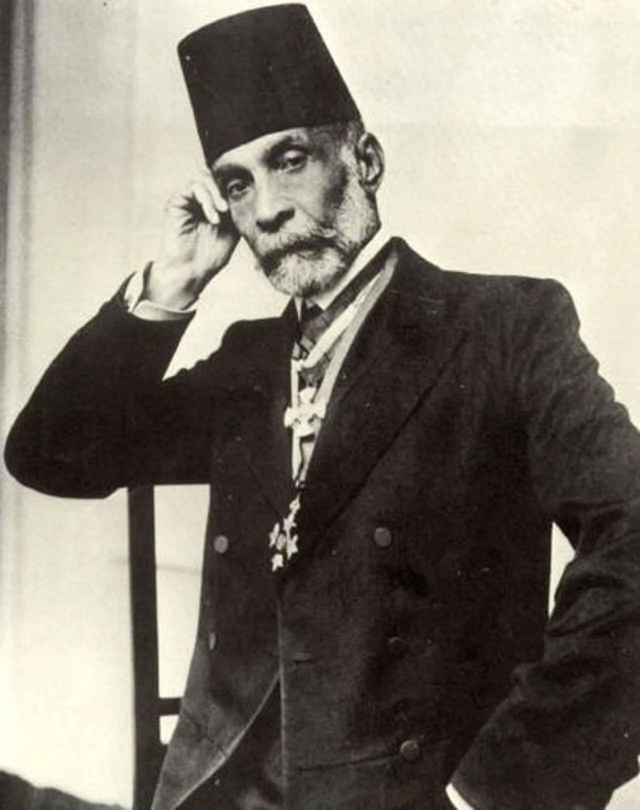 Porträt von Musa Qasim al-Husseini (1853–1934) – Gedenkseite