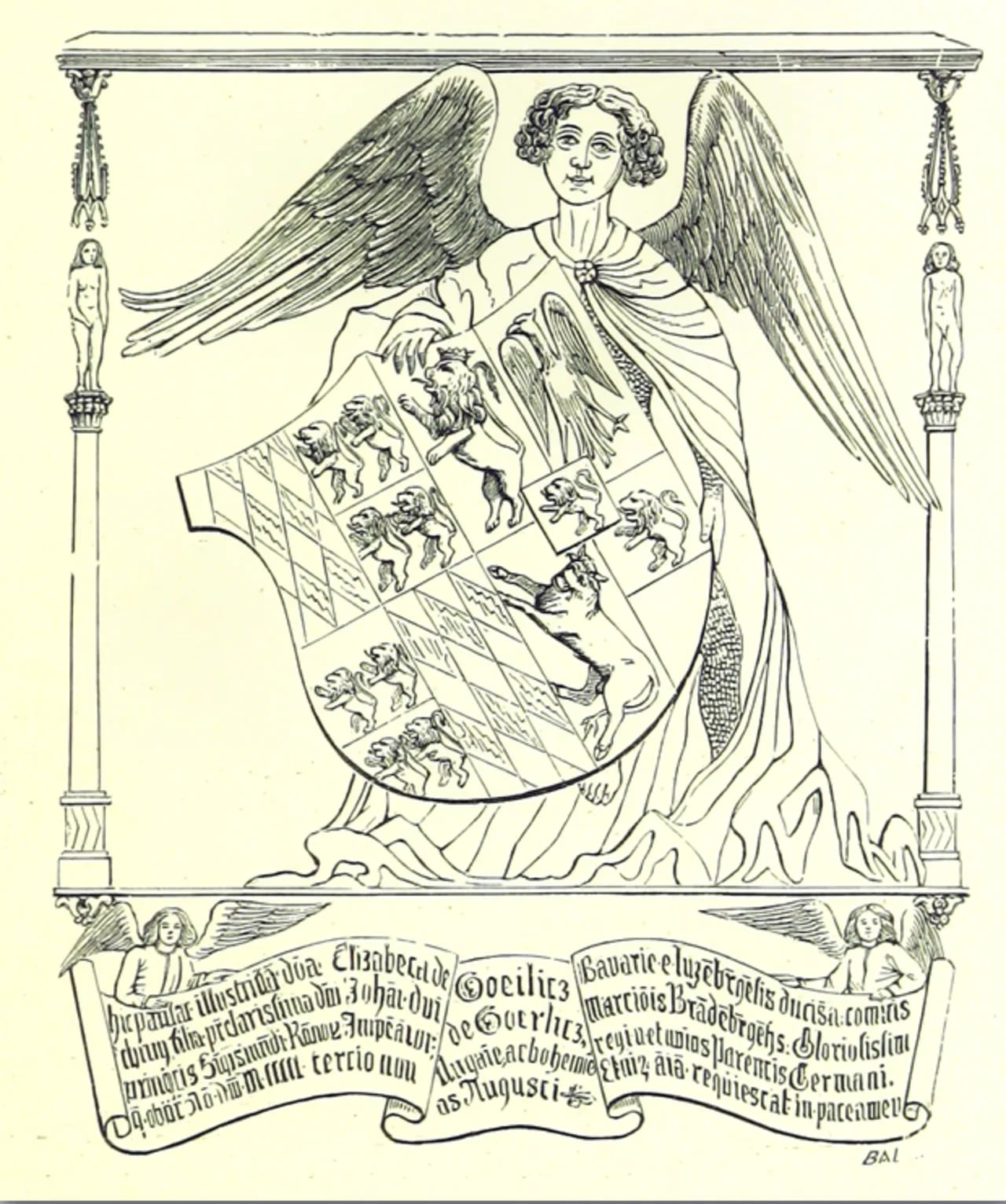 Porträt von Elisabeth von Görlitz (1390–1451) – Gedenkseite