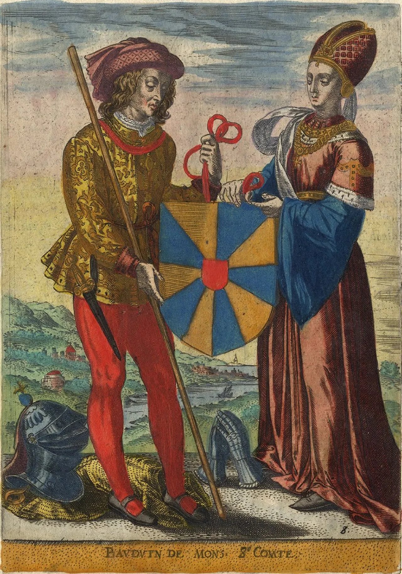 Porträt von Balduin VI. (1030–1070) – Gedenkseite
