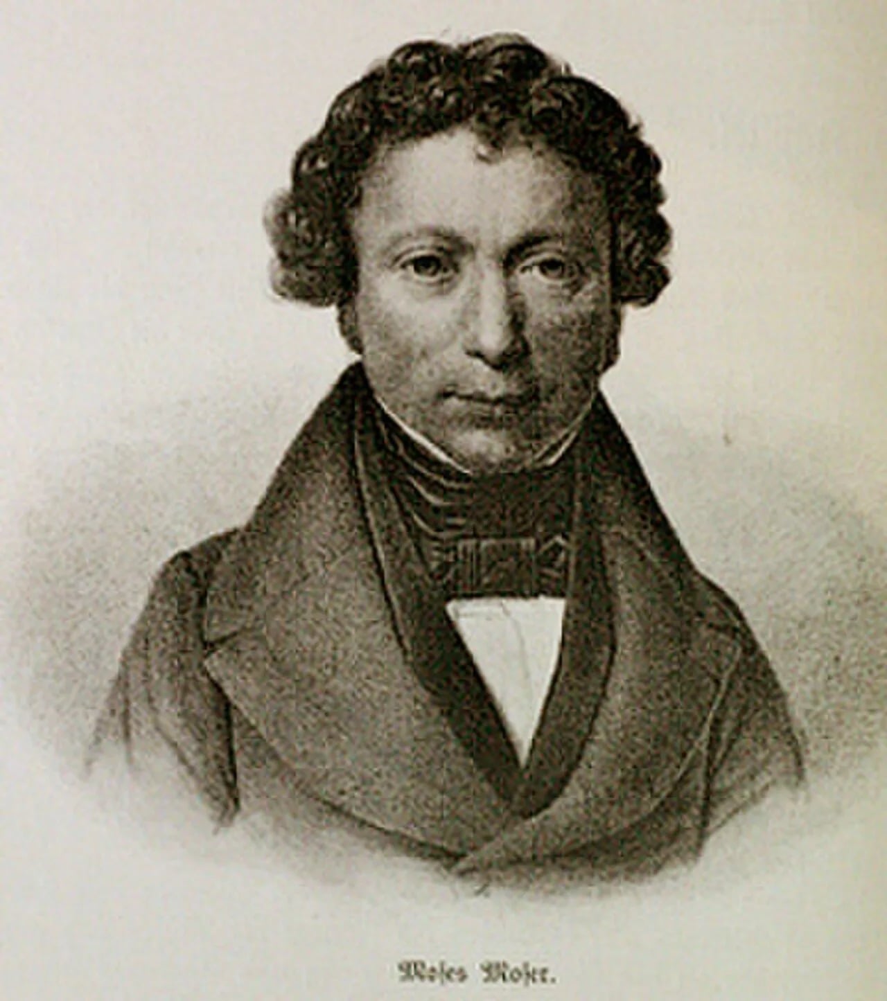 Portrait of Moses Moser (1797–1838) – memorial page