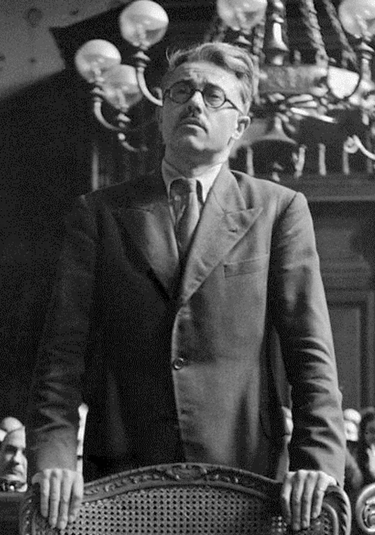 Porträt von Yves Bouthillier (1901–1977) – Gedenkseite