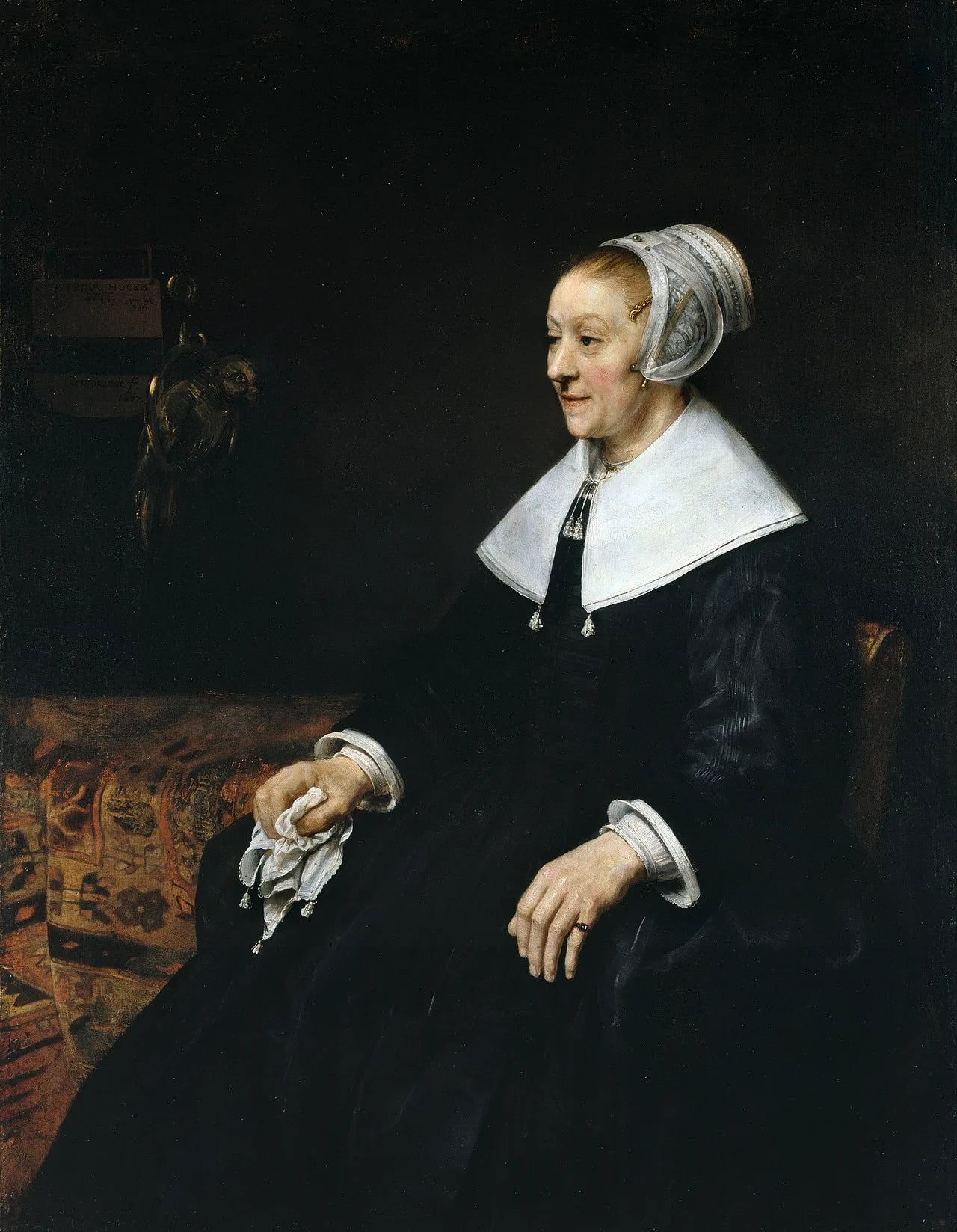 Porträt von Catrina Hoogsaet (1607–1685) – Gedenkseite