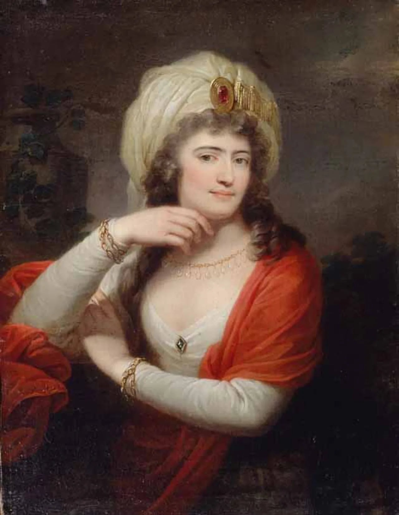 Porträt von Alexandra Wassiljewna Branizkaja (1754–1838) – Gedenkseite