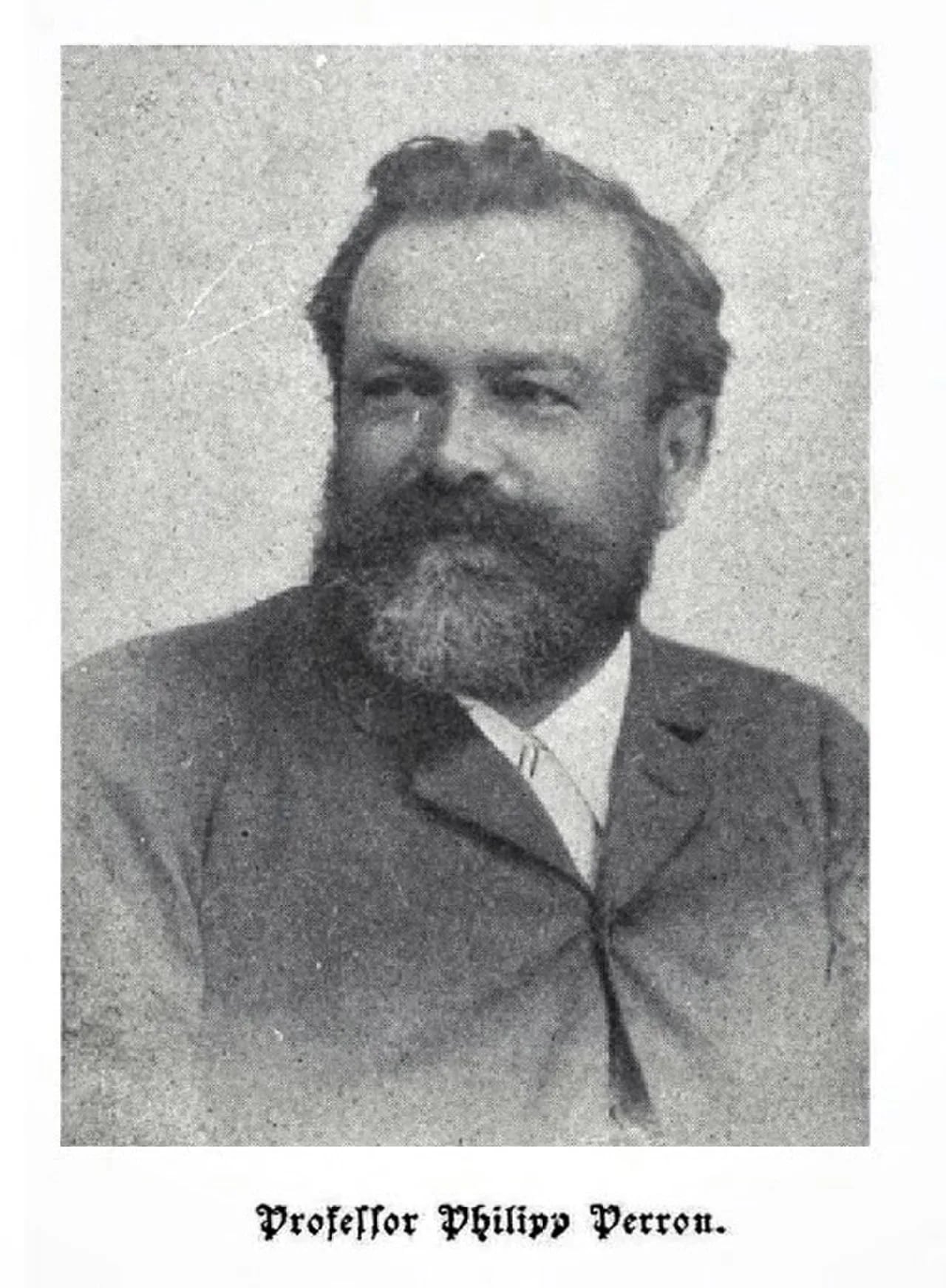 Portrait of Philipp Perron (1840–1907) – memorial page