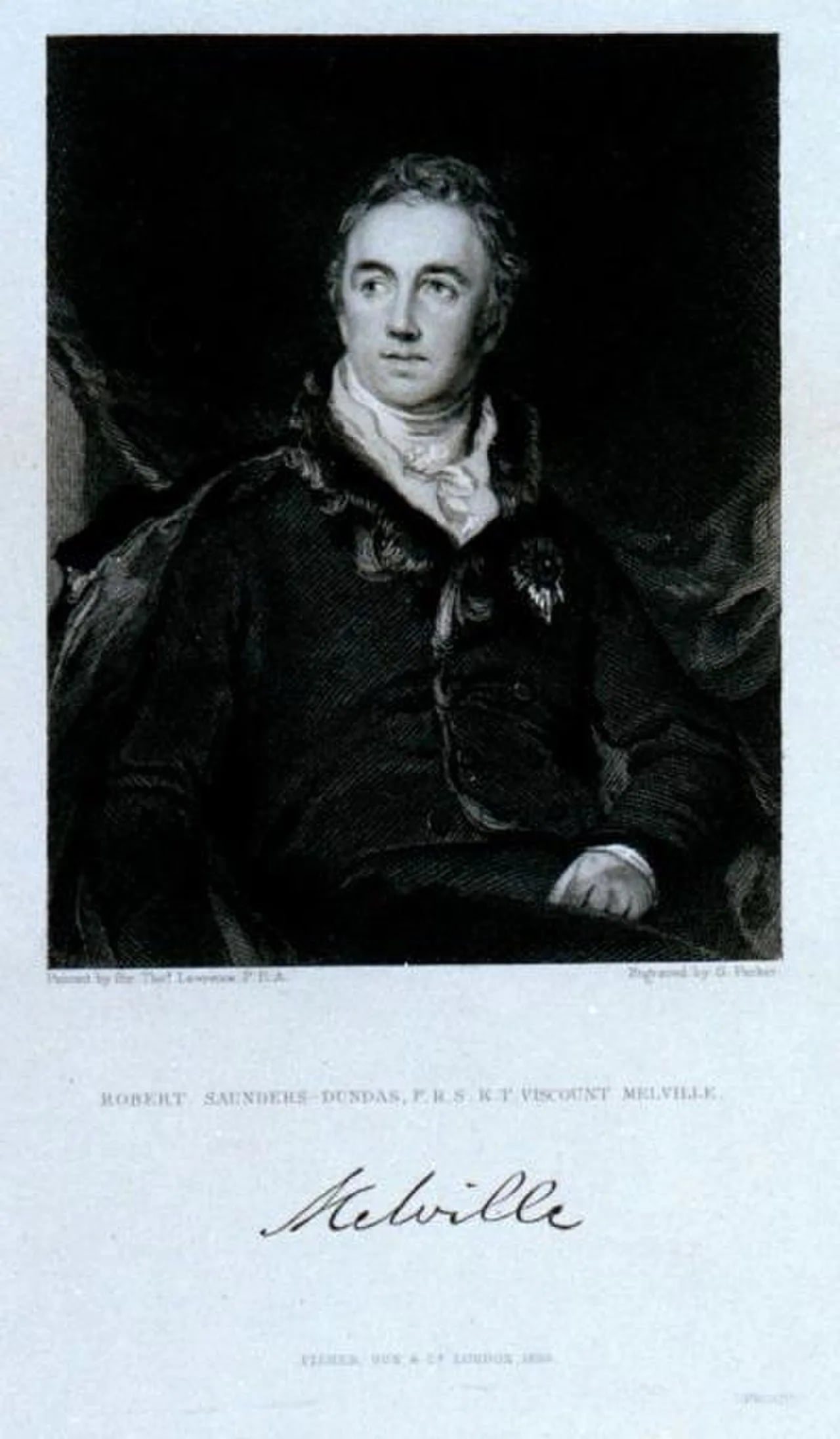 Porträt von Robert Dundas, 2. Viscount Melville (1771–1851) – Gedenkseite