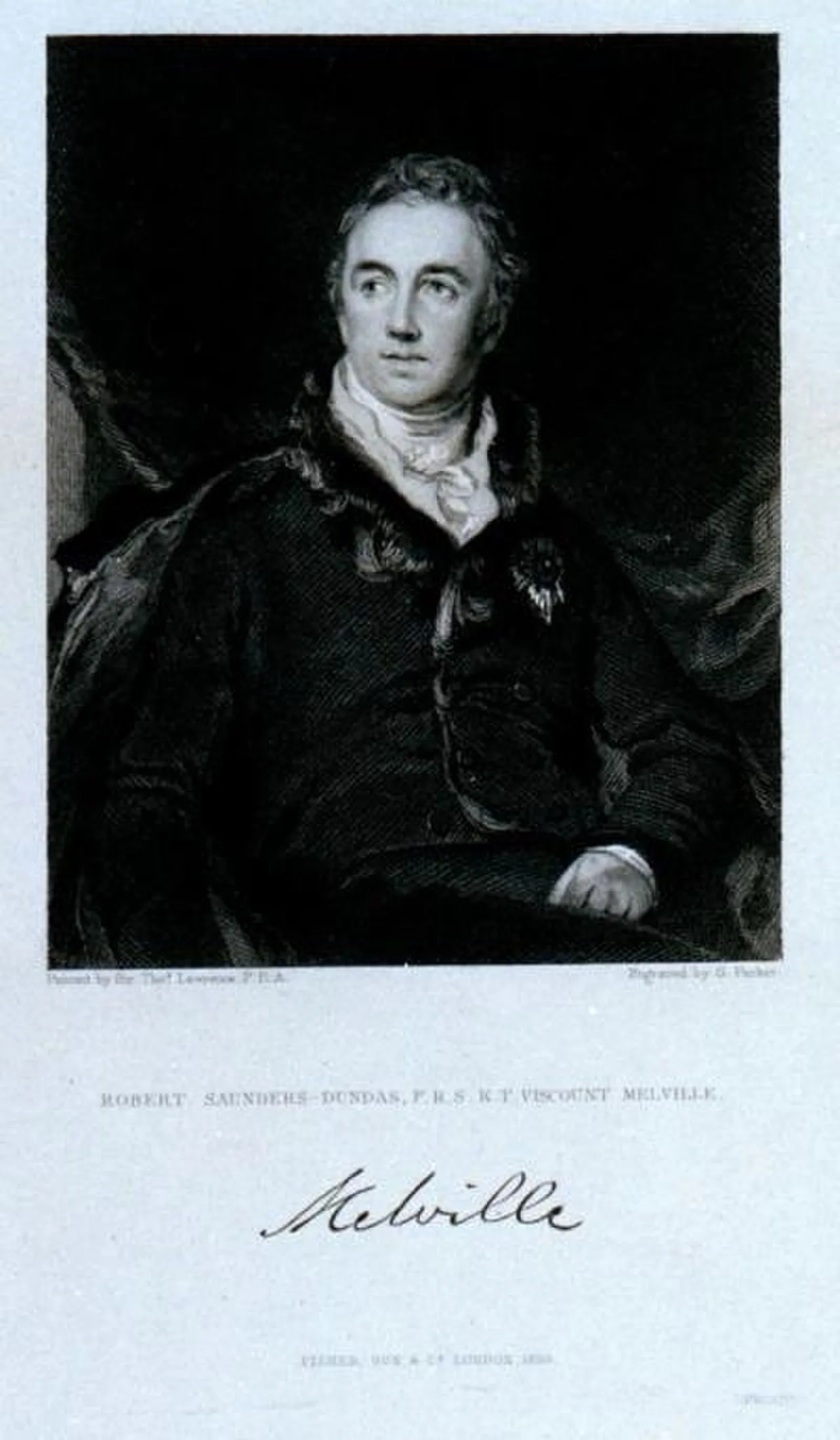 Portrait of Robert Dundas, 2. Viscount Melville (1771–1851) – memorial page