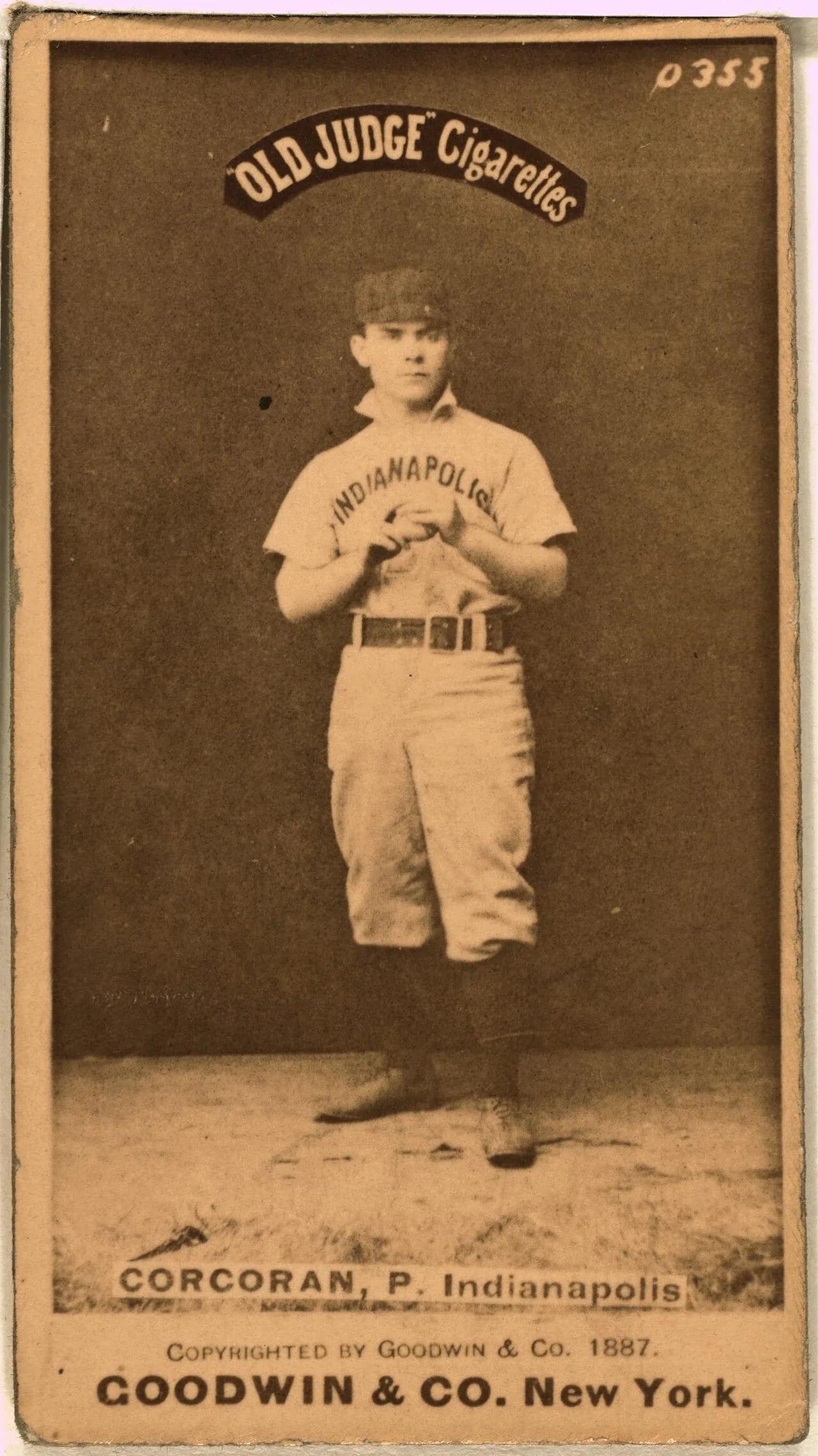 Portrait of Larry Corcoran (1859–1891) – memorial page