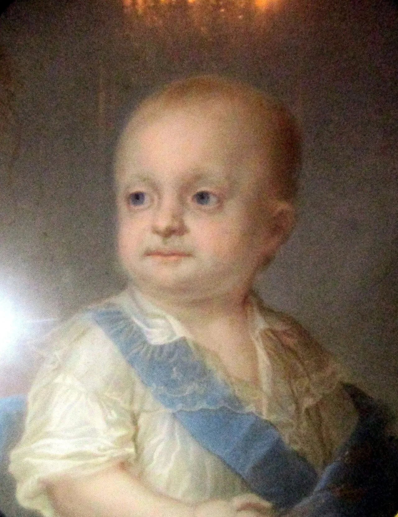 Porträt von Prince Carl Gustav, Duke of Småland (1782–1783) – Gedenkseite
