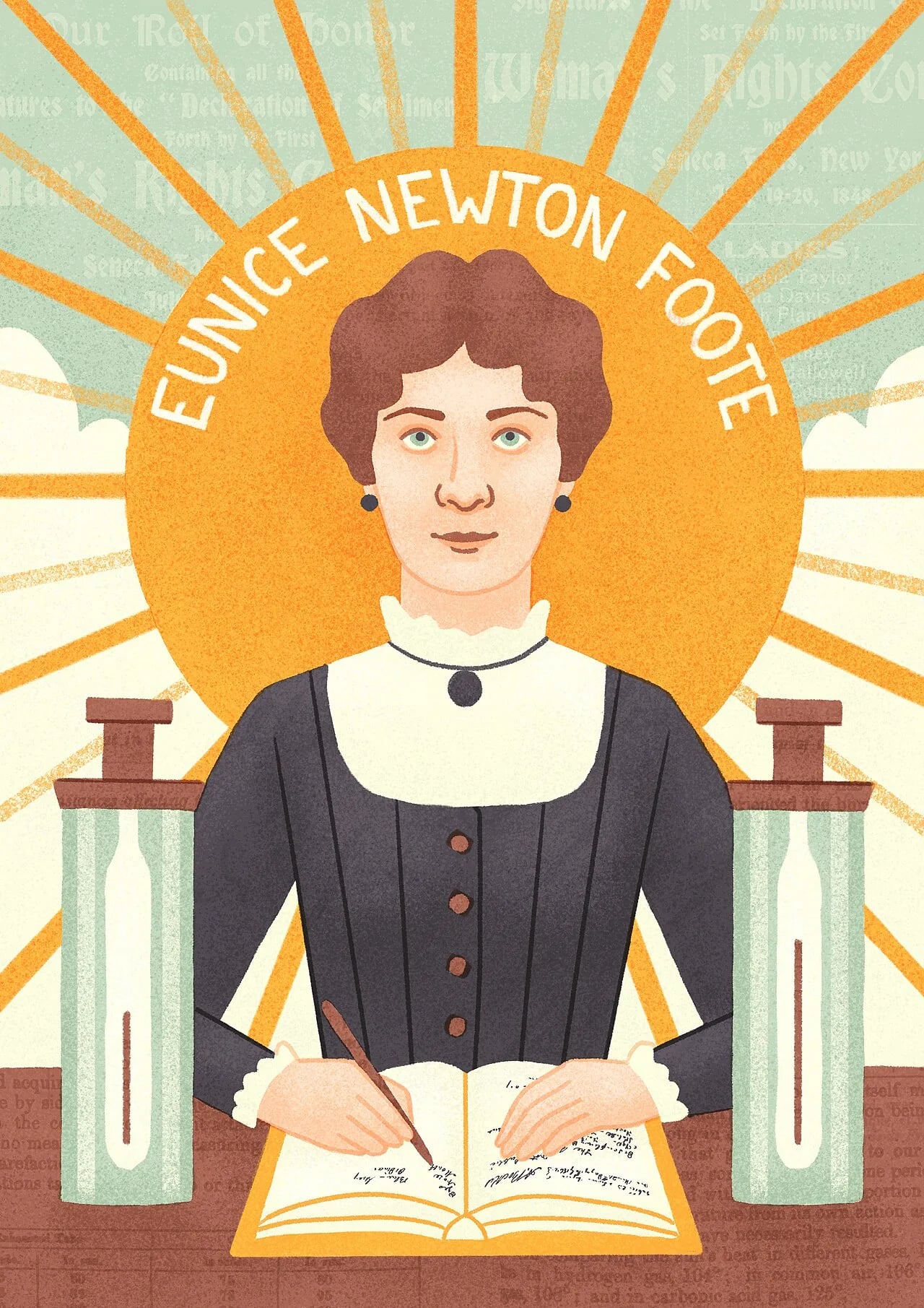 Porträt von Eunice Newton Foote (1819–1888) – Gedenkseite