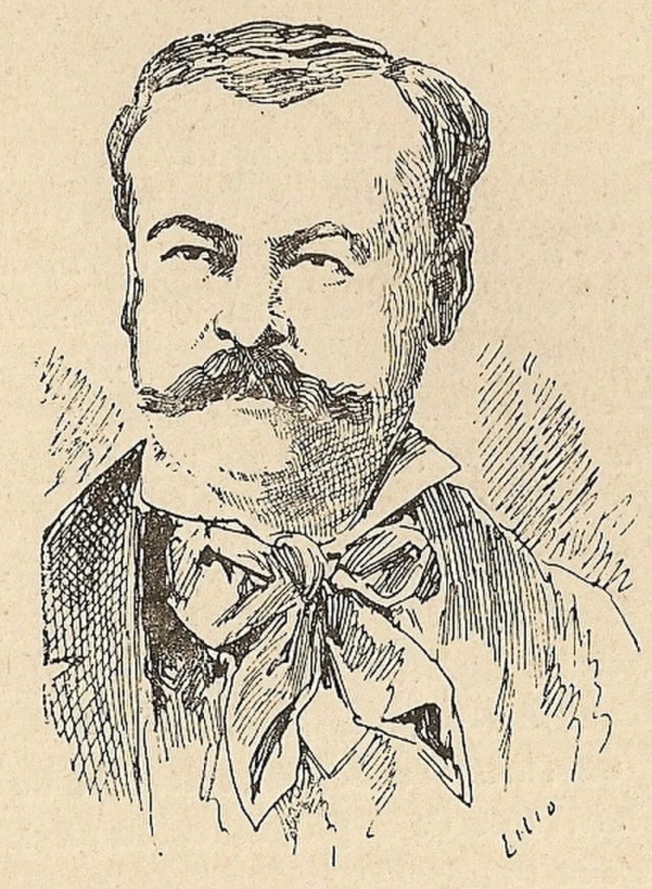 Porträt von Félix Platel (1832–1888) – Gedenkseite